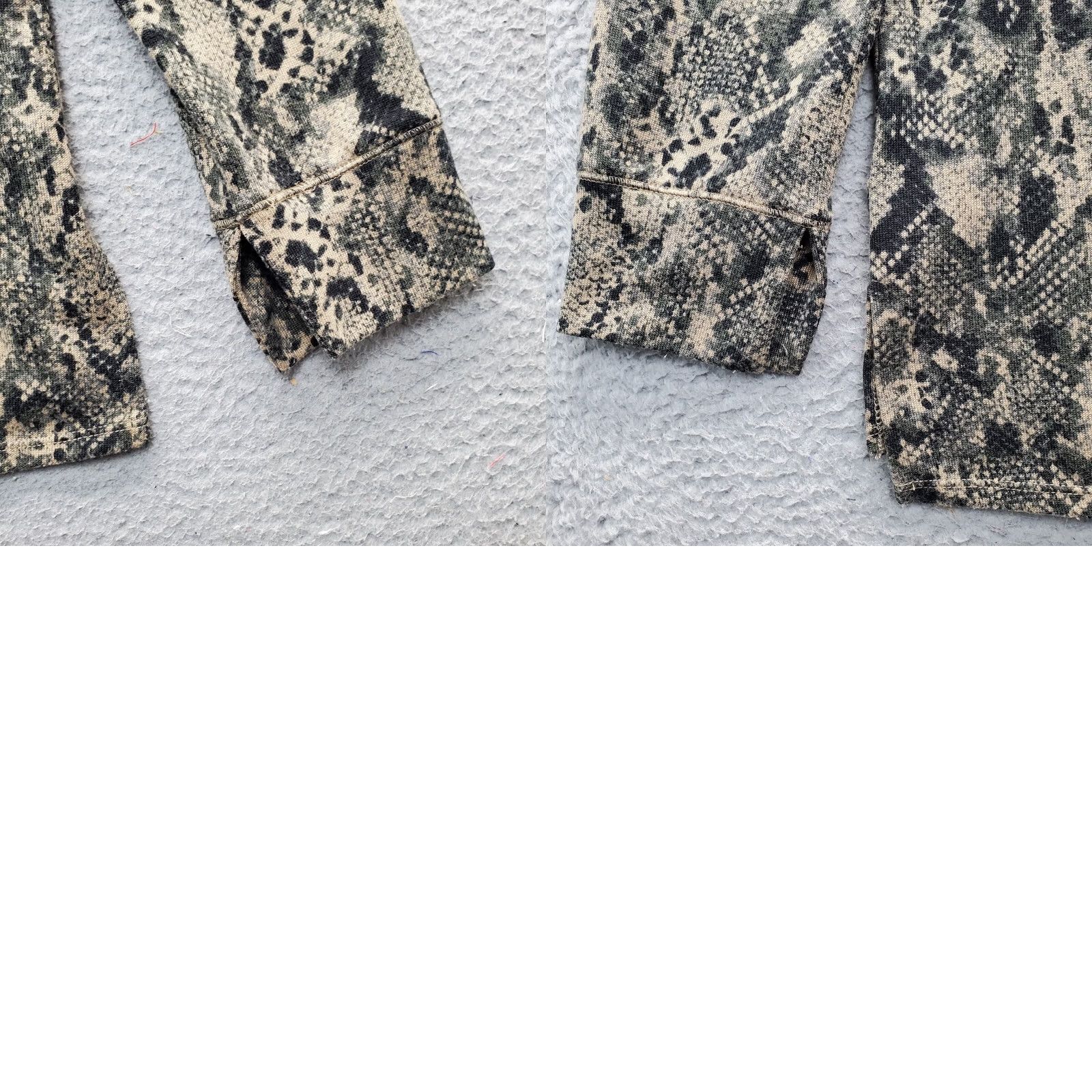 Sanctuary Sanctuary Snake Print Shirt Top Womens Size PL Multicolor Long Sleeve Slit . Size L / US 10 / IT 46 - 8 Thumbnail