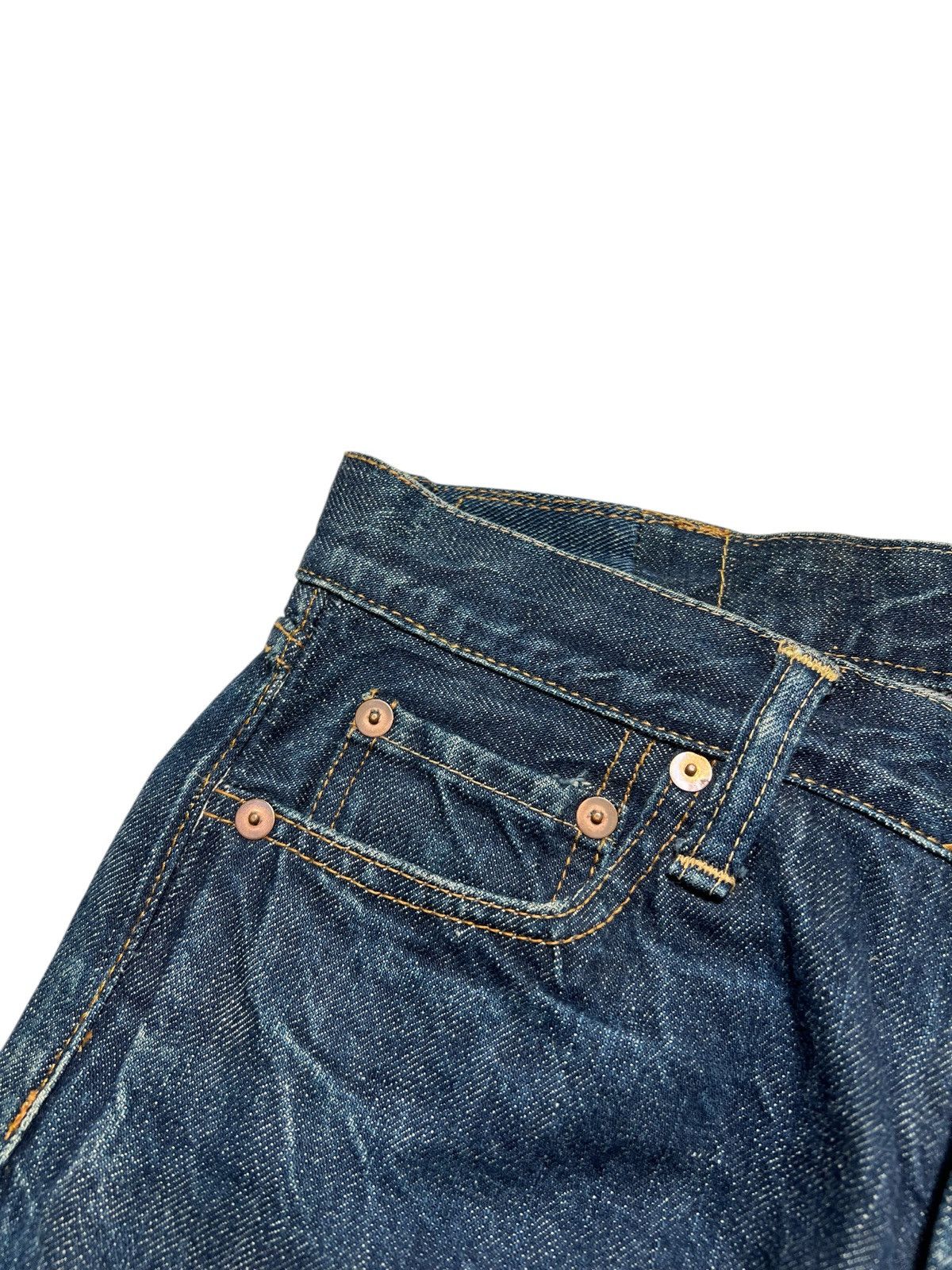 45rpm 45rpm By Kapital Kiro Hirata Selvedge Denim Pants Size US 26 / EU 42 - 4 Thumbnail
