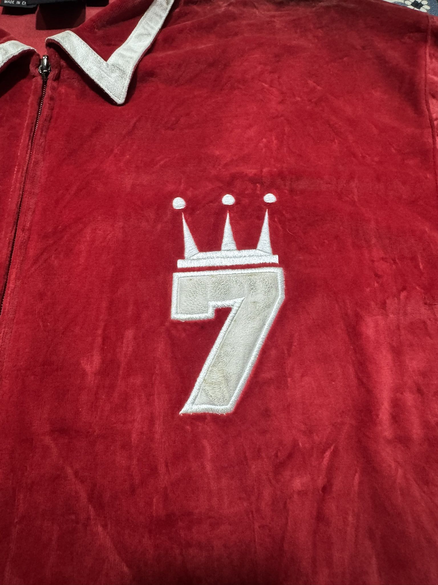 Damani Dada × JNCO × Vintage Vintage Dada Supreme Velvet Top Track Jacket Size US L / EU 52-54 / 3 - 3 Thumbnail