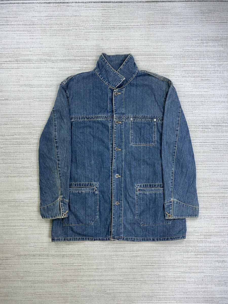 Converse × Vintage Vintage Converse Work Wear Denim Jacket Size US XL / EU 56 / 4 - 5 Thumbnail