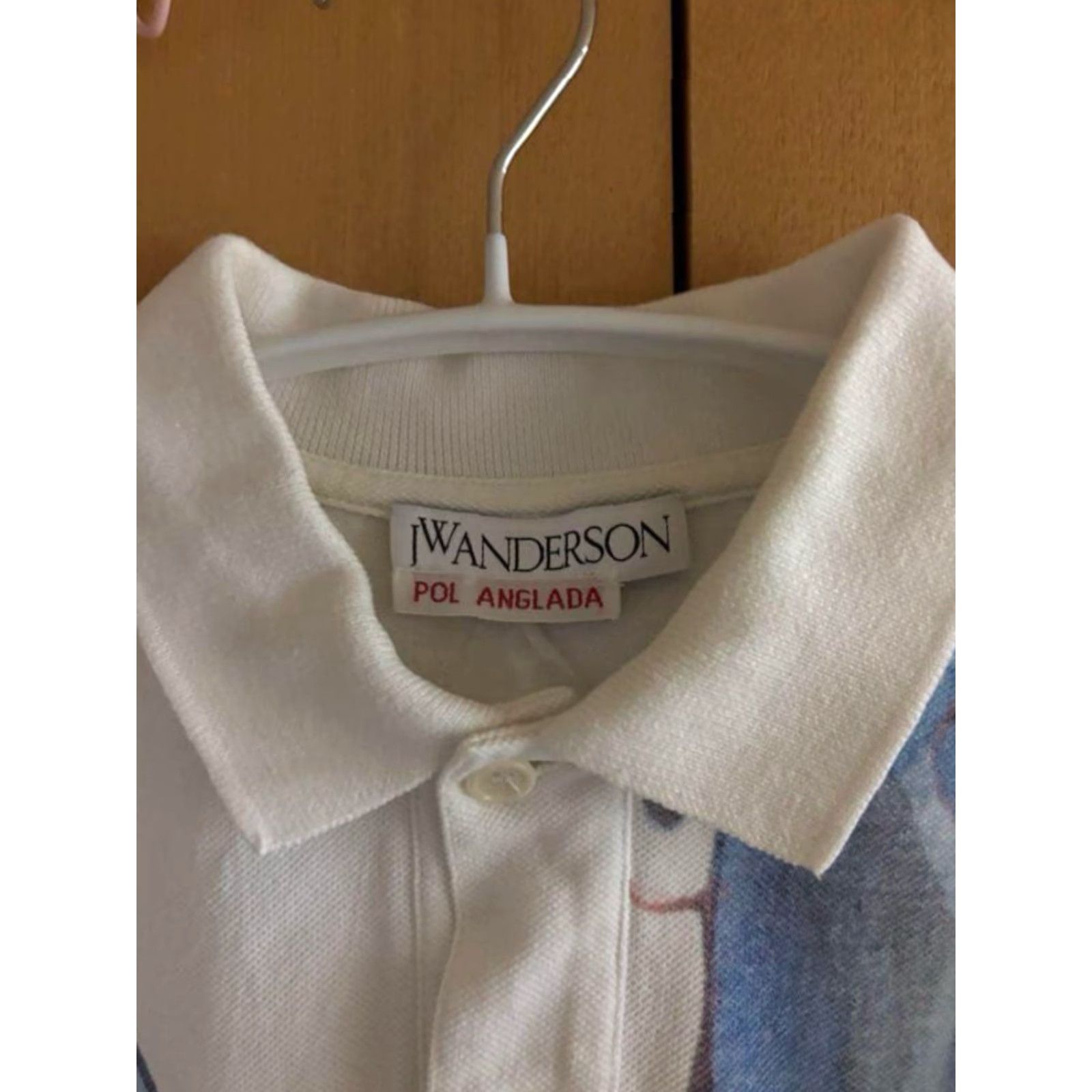 JW Anderson JW Anderson Polo Shirt White S Mens Cotton Solid SS22 Polo Shirt Size US S / EU 44-46 / 1 - 2 Thumbnail