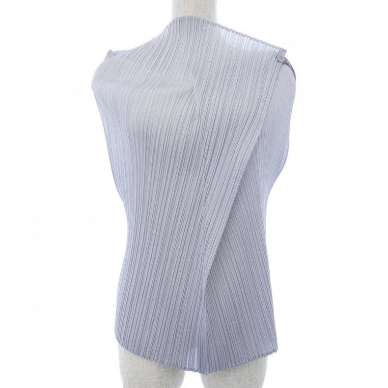 Issey Miyake Issey Miyake size:one size Purple side-buttoned pleated to Size XS / US 0-2 / IT 36-38 - 1 Thumbnail