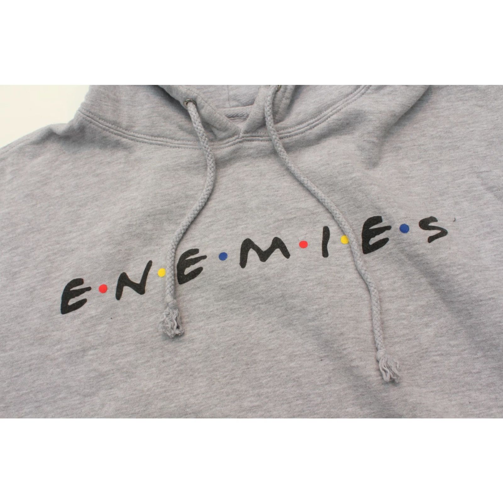Logo 7 Deadline Friends TV Hoodie Logo Medium Gray Mens Hoodie Pullover Heather Gray Medium TV Logo Deadline Enemies Friends Hoodie Mens Size US M / EU 48-50 / 2 - 4 Thumbnail