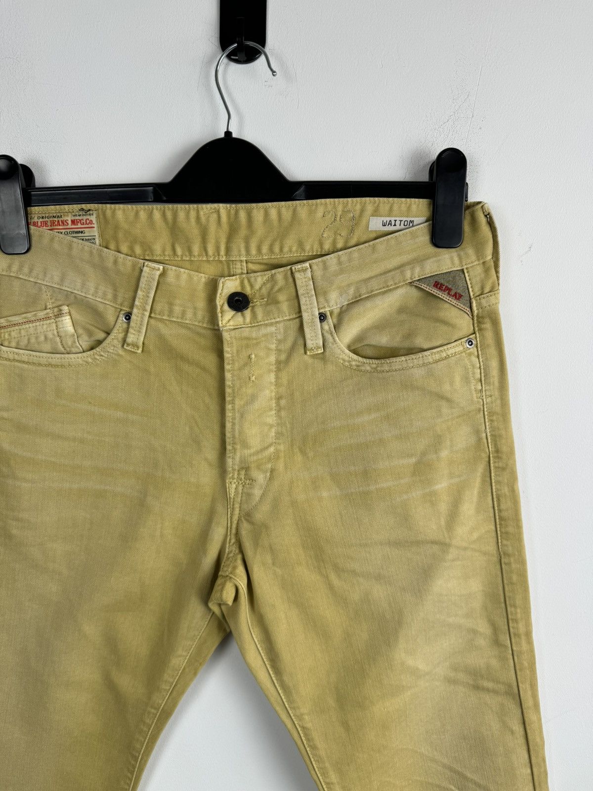 Replay Replay Blue Jeans Original Denim Beige Jeans Size US 29 - 3 Thumbnail