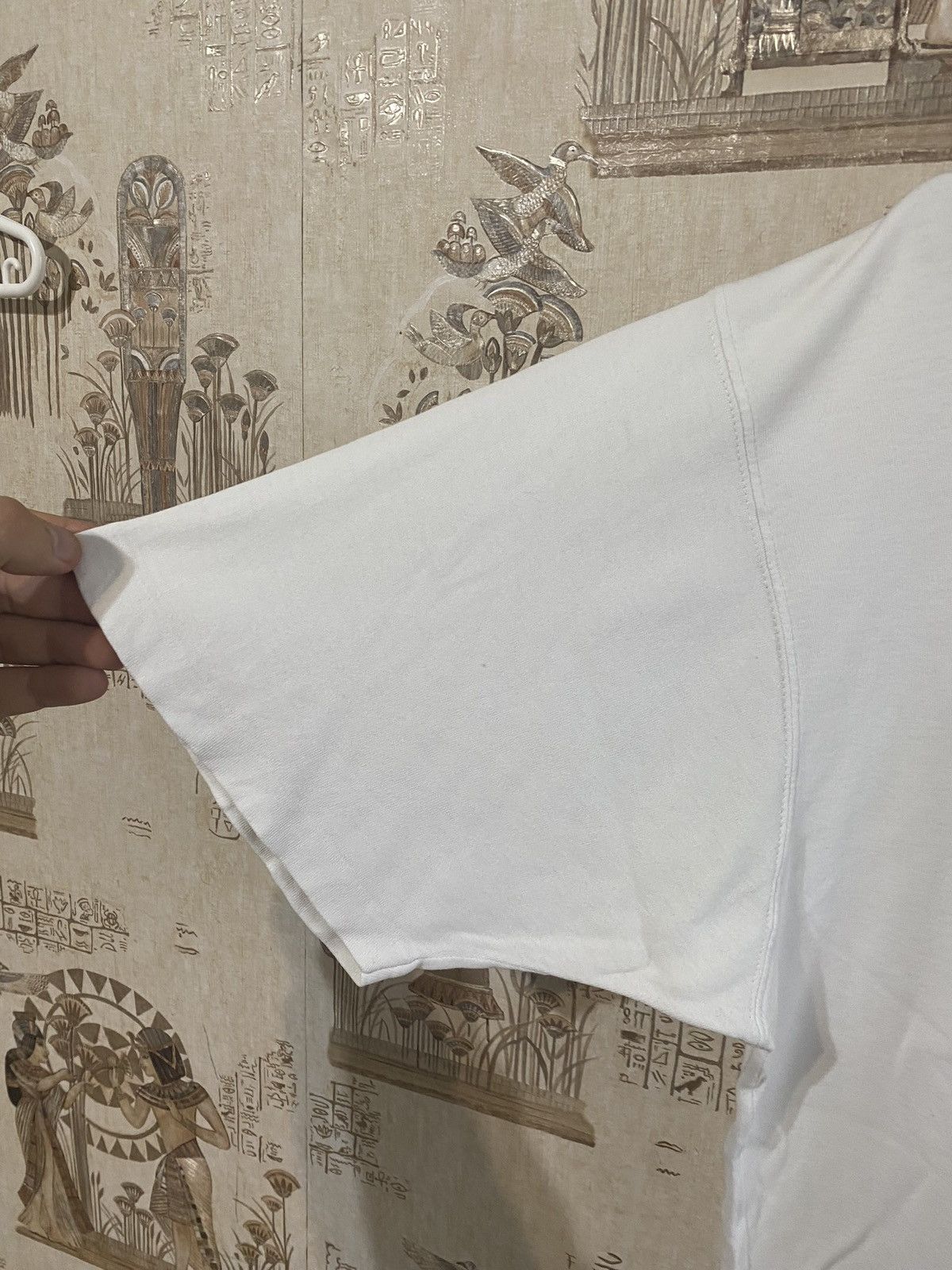 Fred Perry × Vintage Vintage 90s Fred Perry Big Logo White T Shirt Size US XL / EU 56 / 4 - 5 Thumbnail