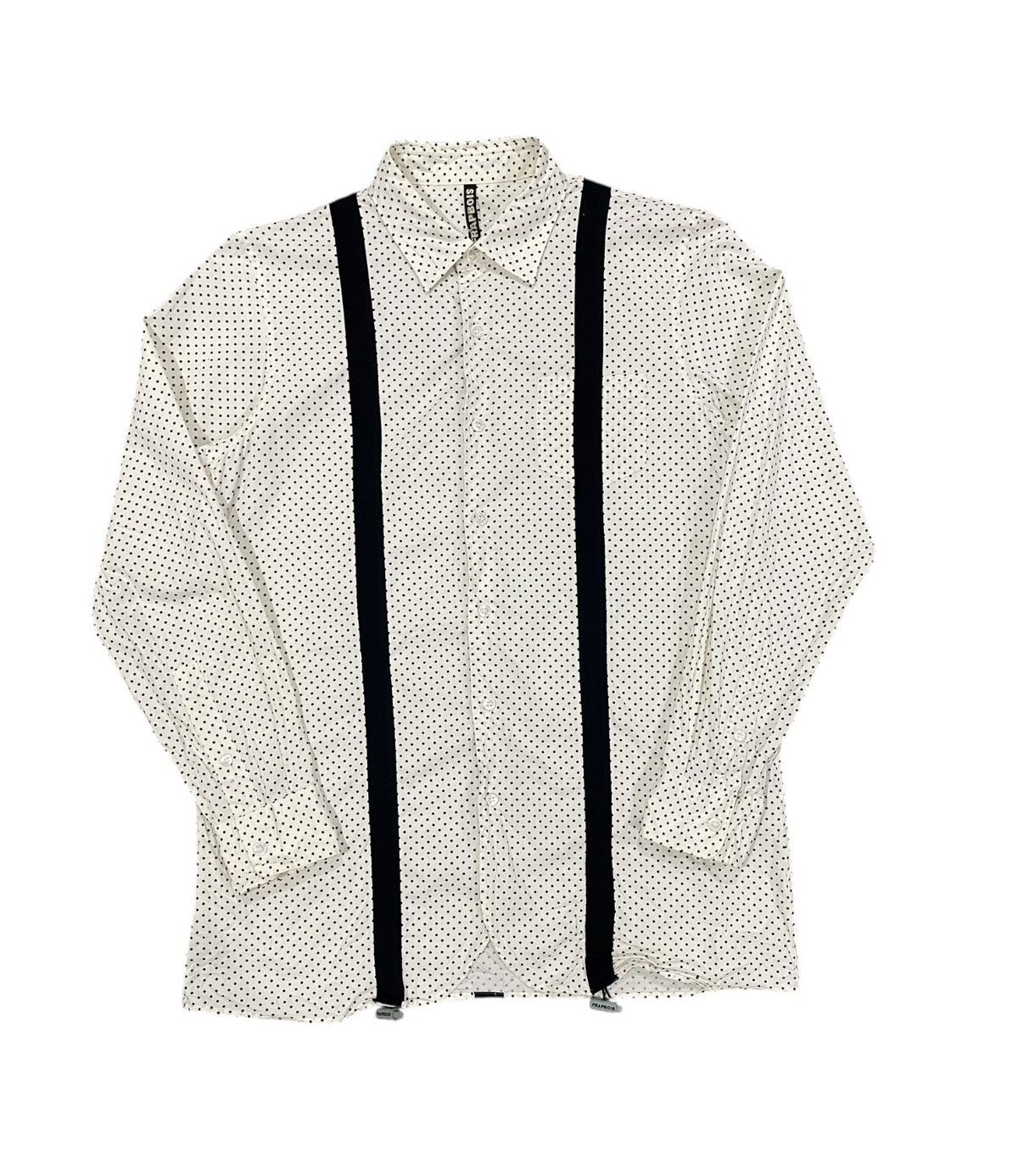 Frapbois Frapbois Issey Miyake Suspender Lining Dotted Iconic Shirtes Size US M / EU 48-50 / 2 - 1 Thumbnail