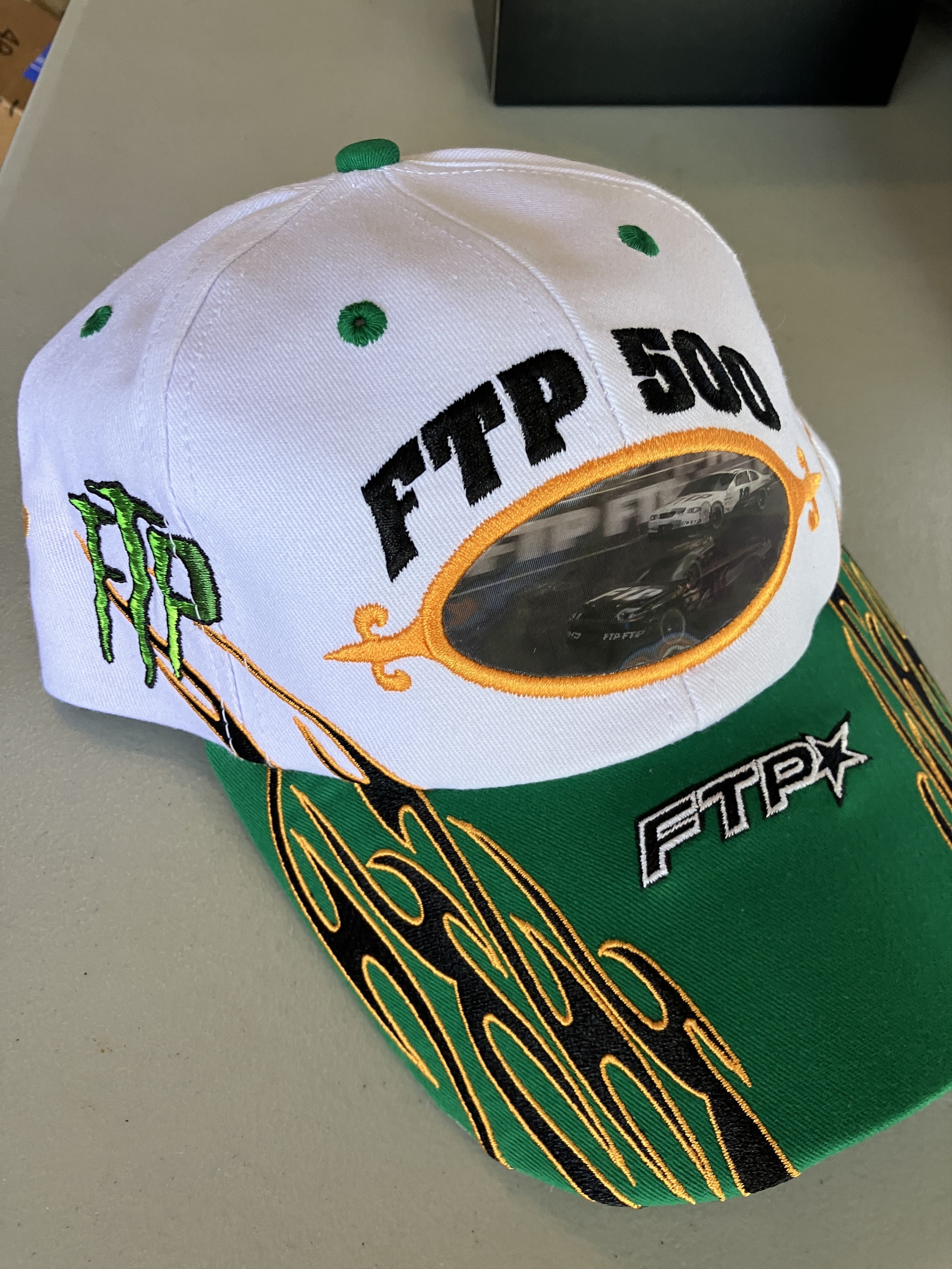 Fuck The Population FTP Raceway 6-Panel Hat - White Size ONE SIZE - 2 Thumbnail