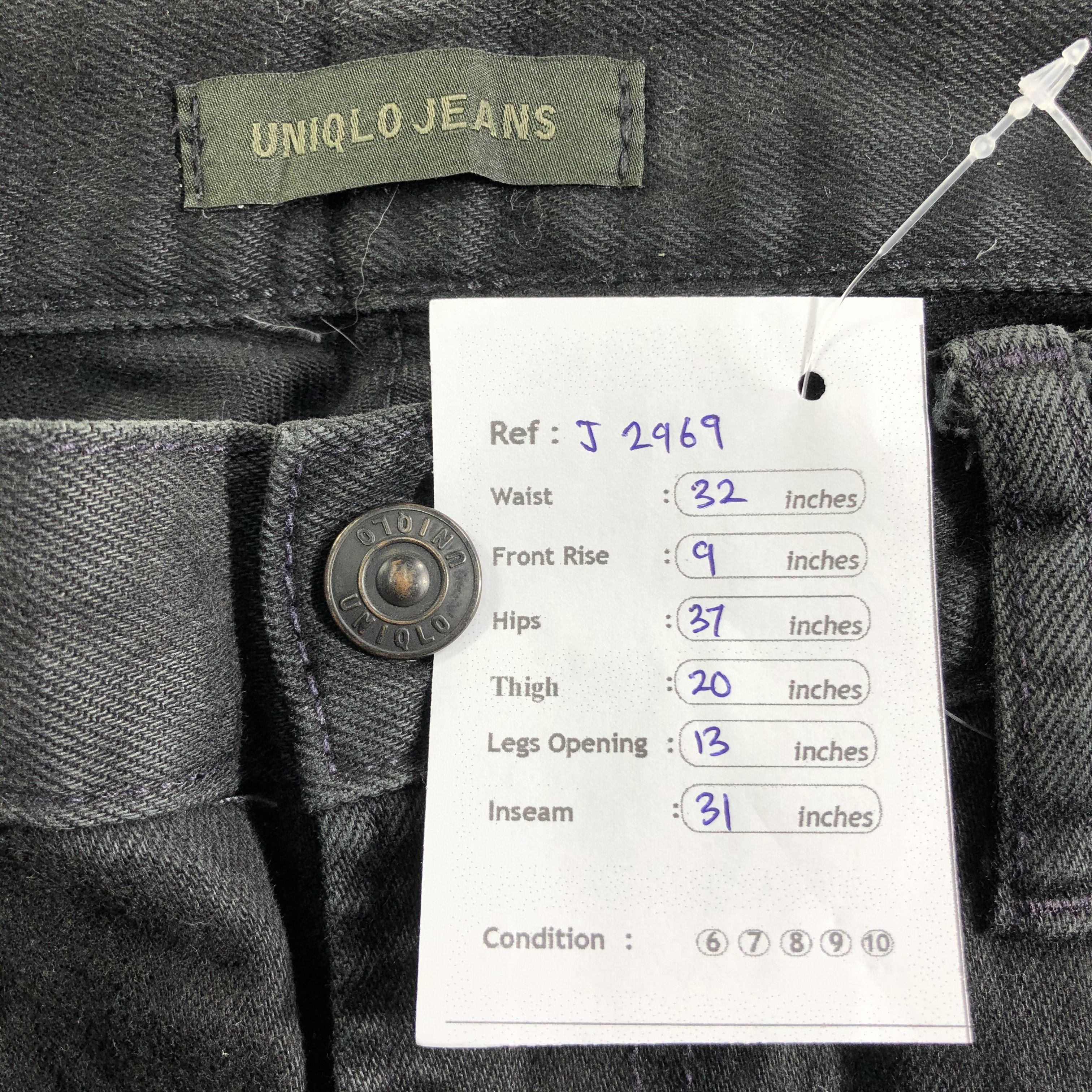 Uniqlo Earth Tone Uniqlo Selvedge Jeans-J2969 Size US 32 / EU 48 - 8 Thumbnail