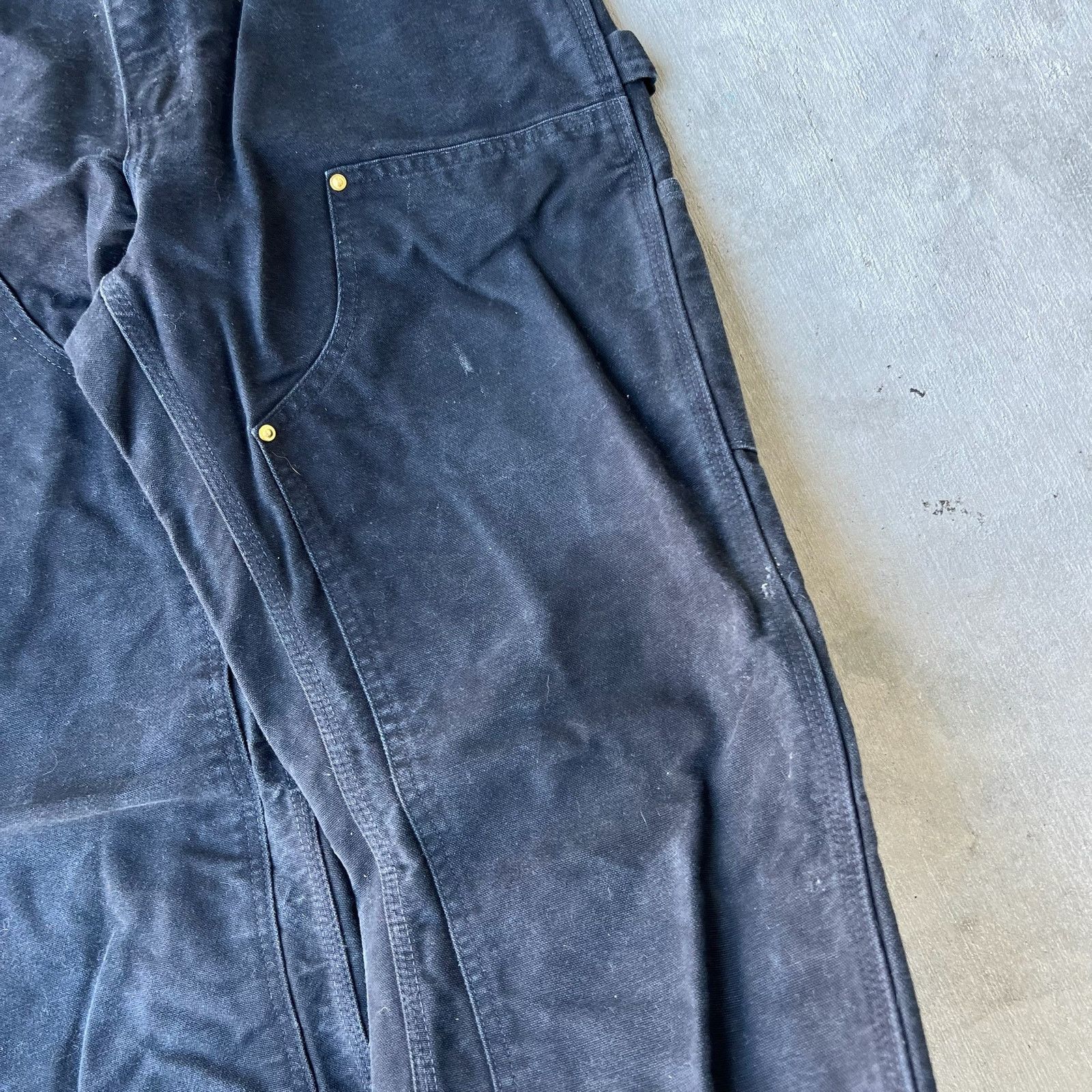 Carhartt × Vintage Carhartt black double knee work wear carpenter pants Size US 30 / EU 46 - 4 Thumbnail
