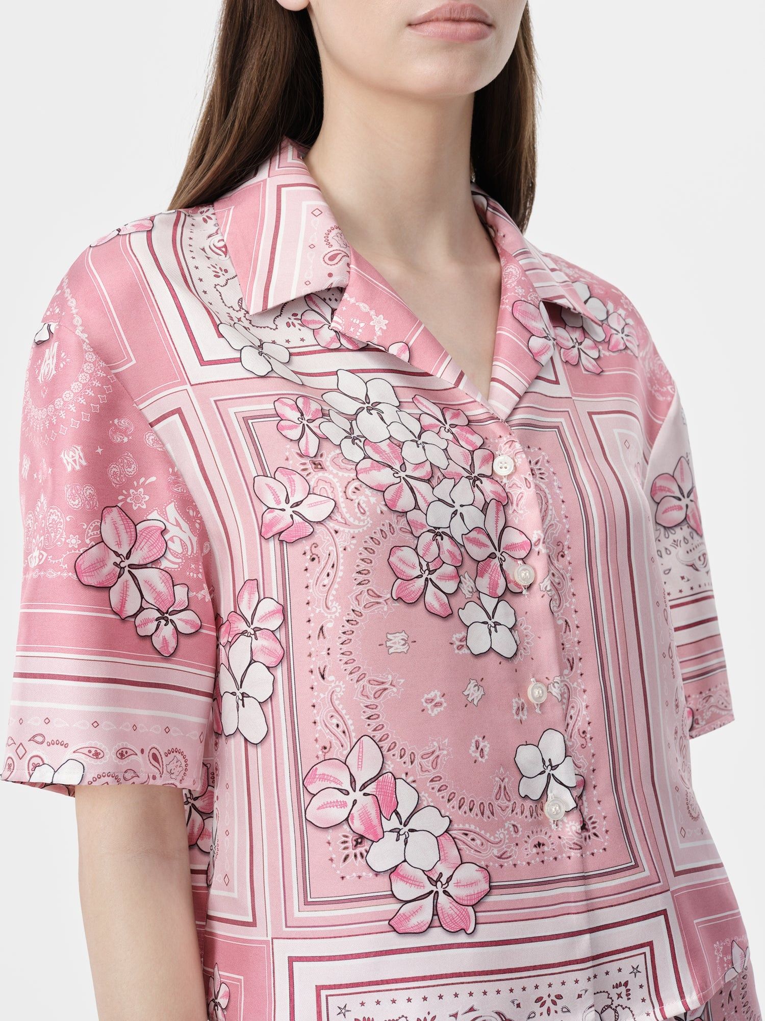 Amiri o1orln1025 Bandana Floral Shirt in Multicolor Size XL / US 12-14 / IT 48-50 - 5 Thumbnail