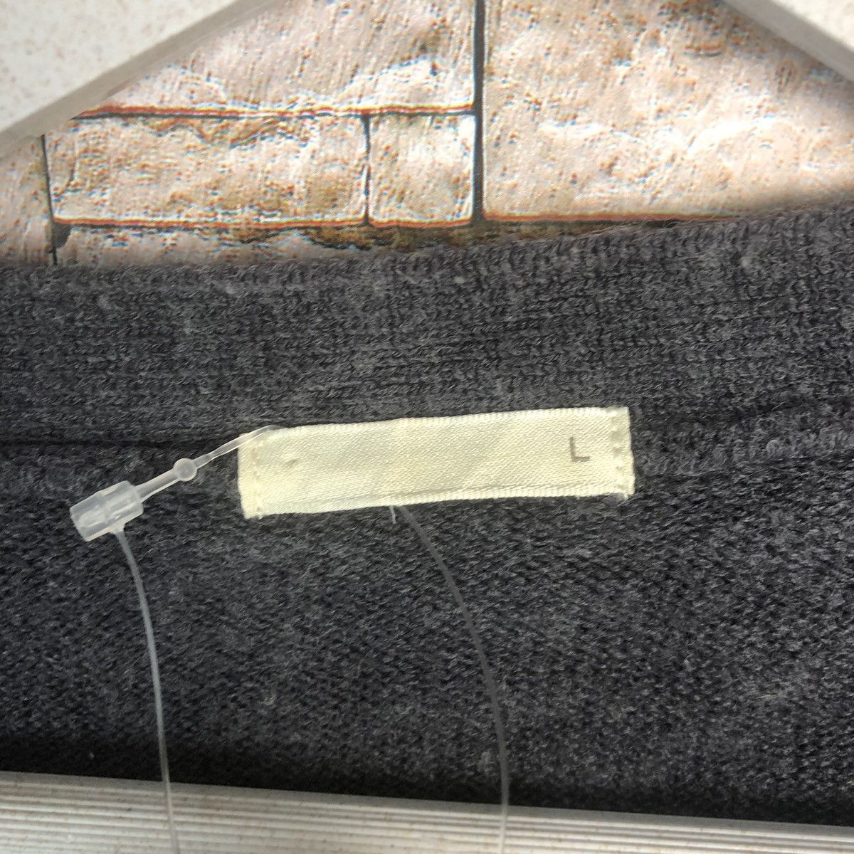 GU GU plain faded vintage Grey Knitwear cardigan #A2 Size US L / EU 52-54 / 3 - 9 Thumbnail