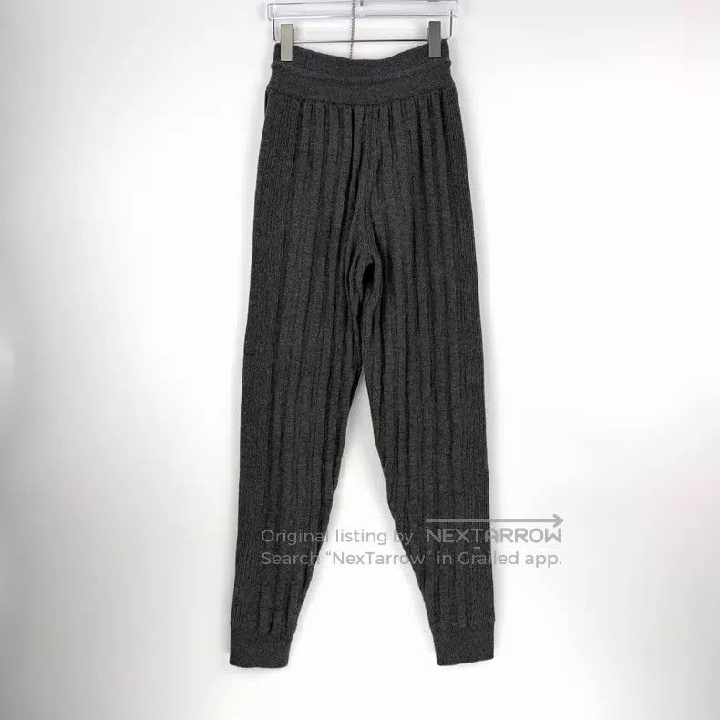 Hermes Hermes Gray Full H Wool Drawstring Trousers Size 24" / US 00 / IT 34 - 4 Thumbnail