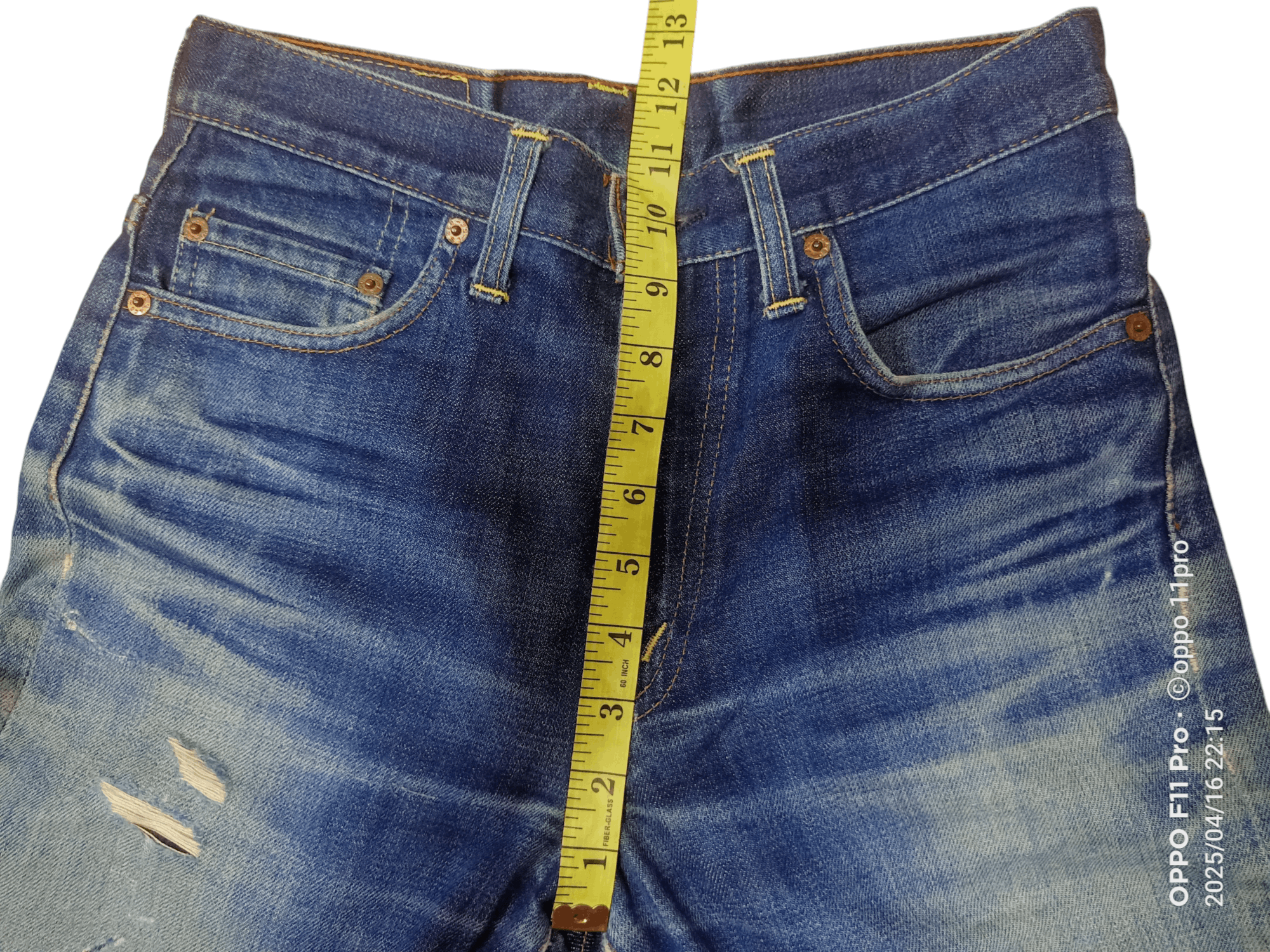 If Six Was Nine Levis Vtg LVC 517 Big E Non Selvedge Distressdenim Size US 28 / EU 44 - 21 Thumbnail