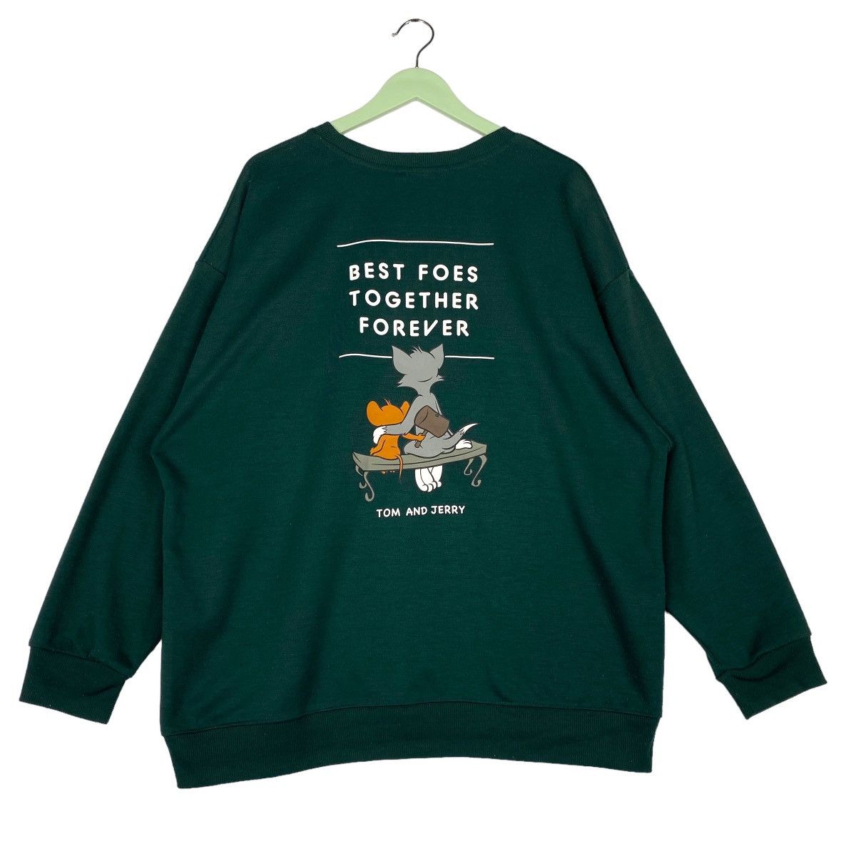 Cartoon Network × Vintage Vintage Tom&Jerry Embroidered/Full Print Crewneck Sweatshirt Size US XL / EU 56 / 4 - 1 Thumbnail