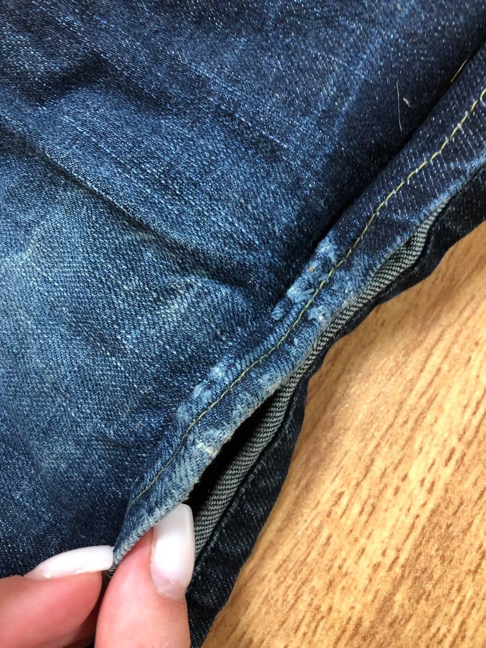 Japanese Brand Dirty Painted Distressed Thrashed Faded Baggy Jeans Y2K Size US 28 / EU 44 - 8 Thumbnail
