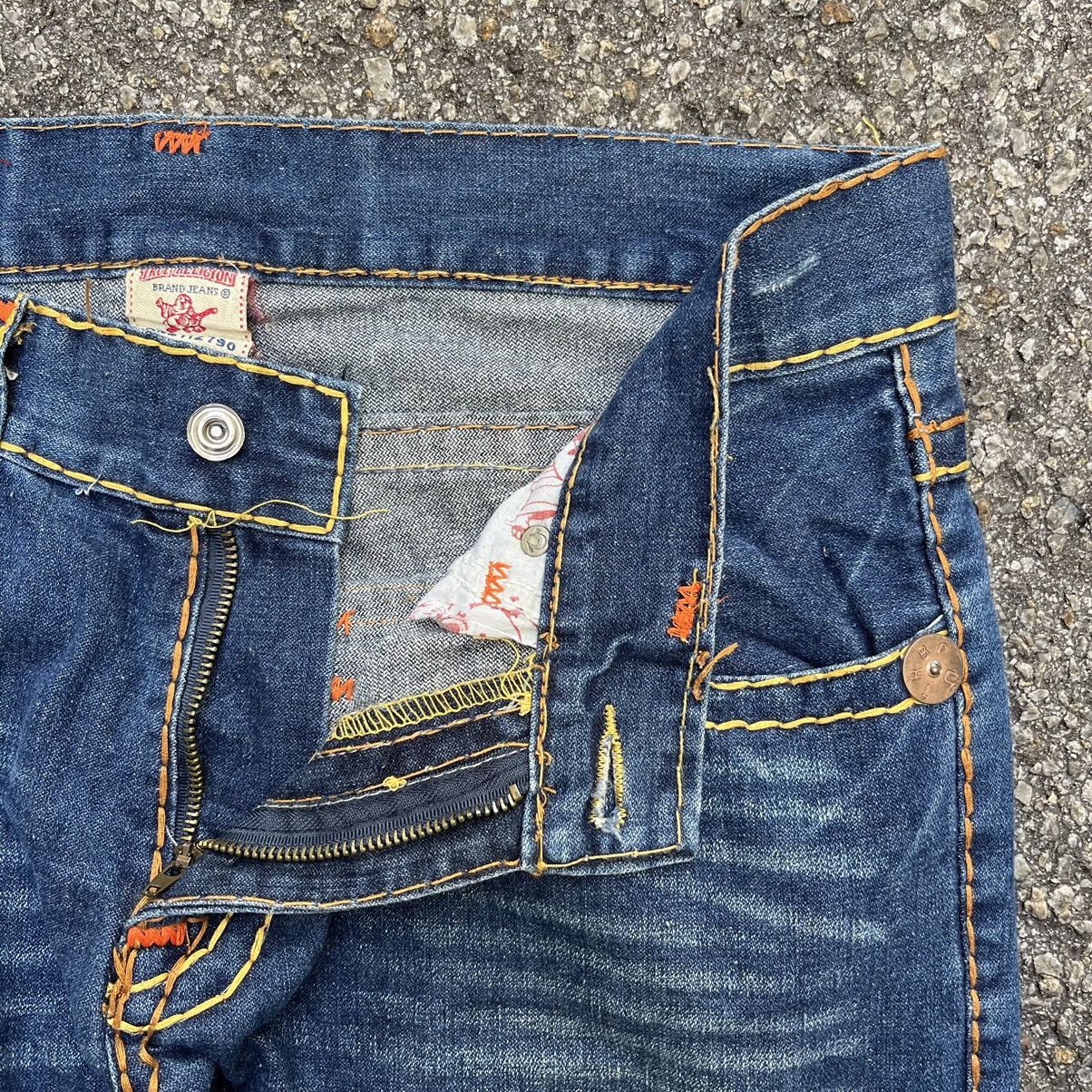 True Religion True Religion Billy Super T Jeans Big Stitch Low Rise Denim Size US 32 / EU 48 - 8 Thumbnail