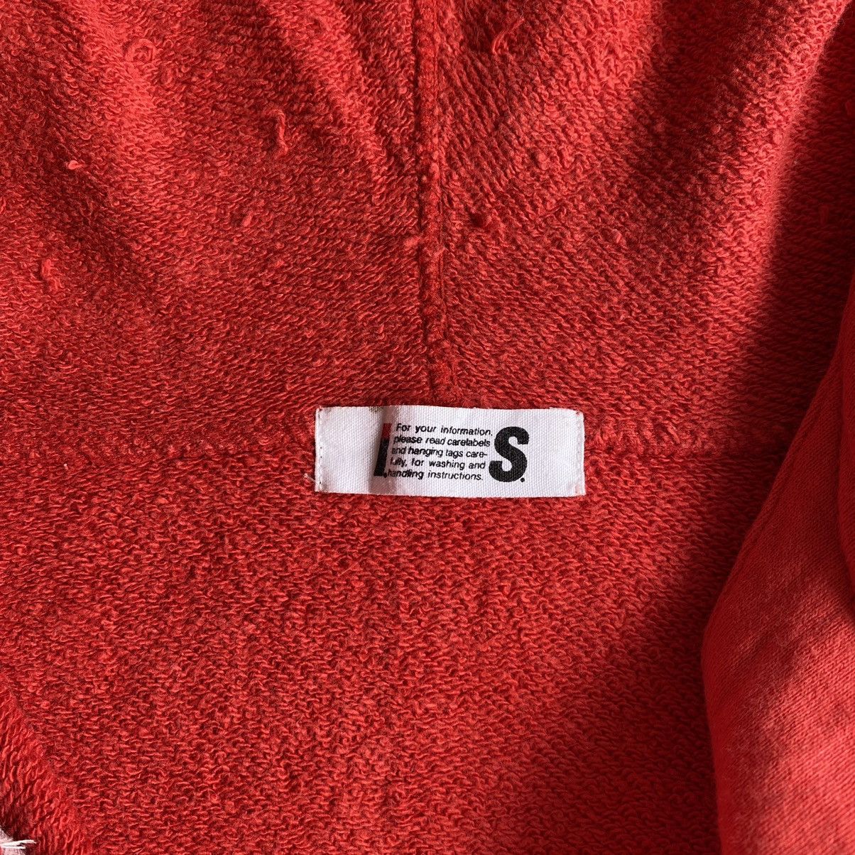 Issey Miyake × Japanese Brand × Tsumori Chisato Issey Miyake I.S Logo Red Zip Hoodie Size US M / EU 48-50 / 2 - 8 Thumbnail