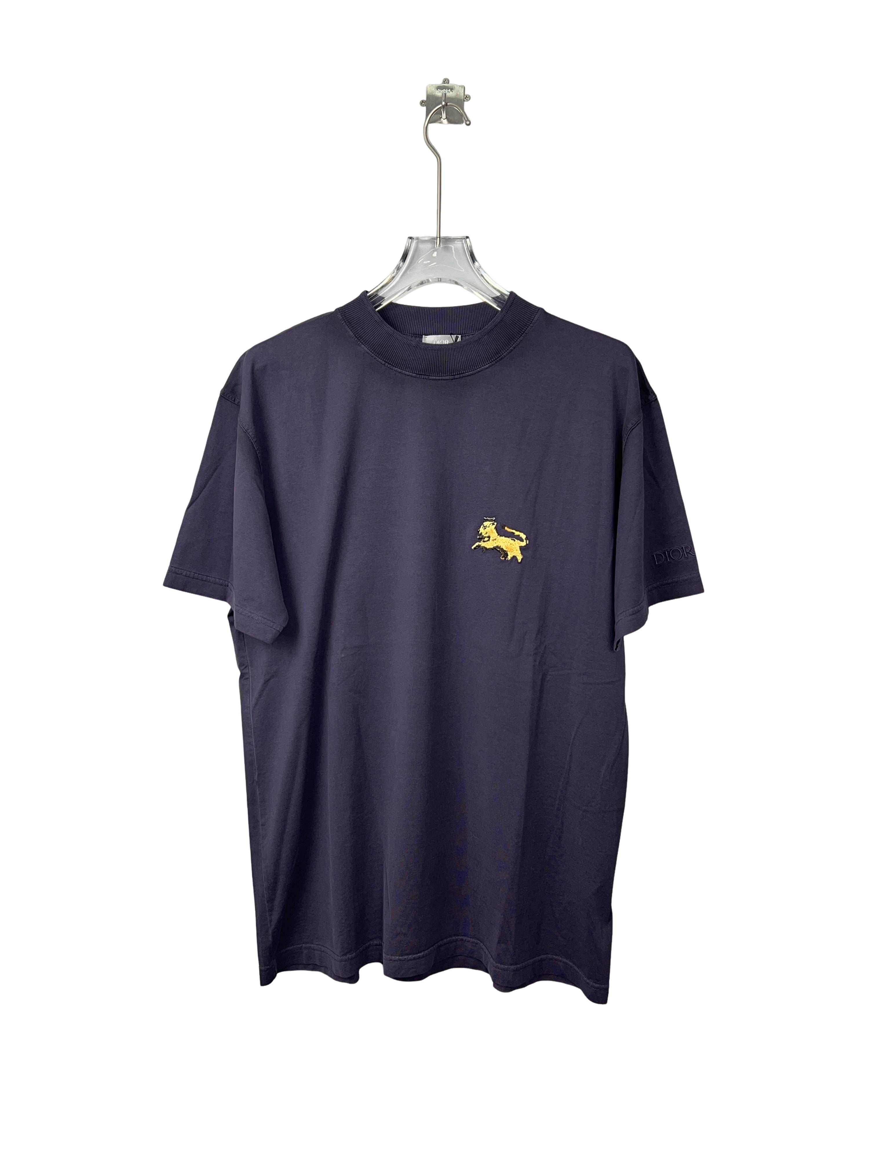 Dior Dior Peter Doig Lion Embroidery T-Shirt | Grailed