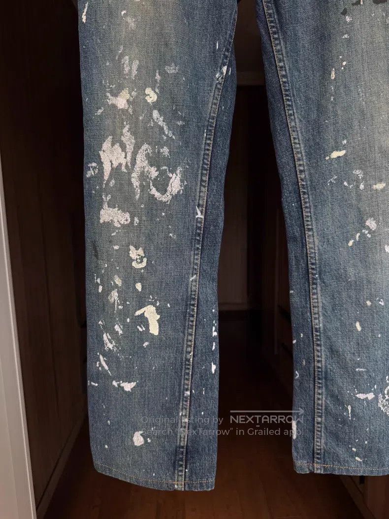 Helmut Lang Helmut Lang Splatter Denim Pants Size US 28 / EU 44 - 4 Thumbnail