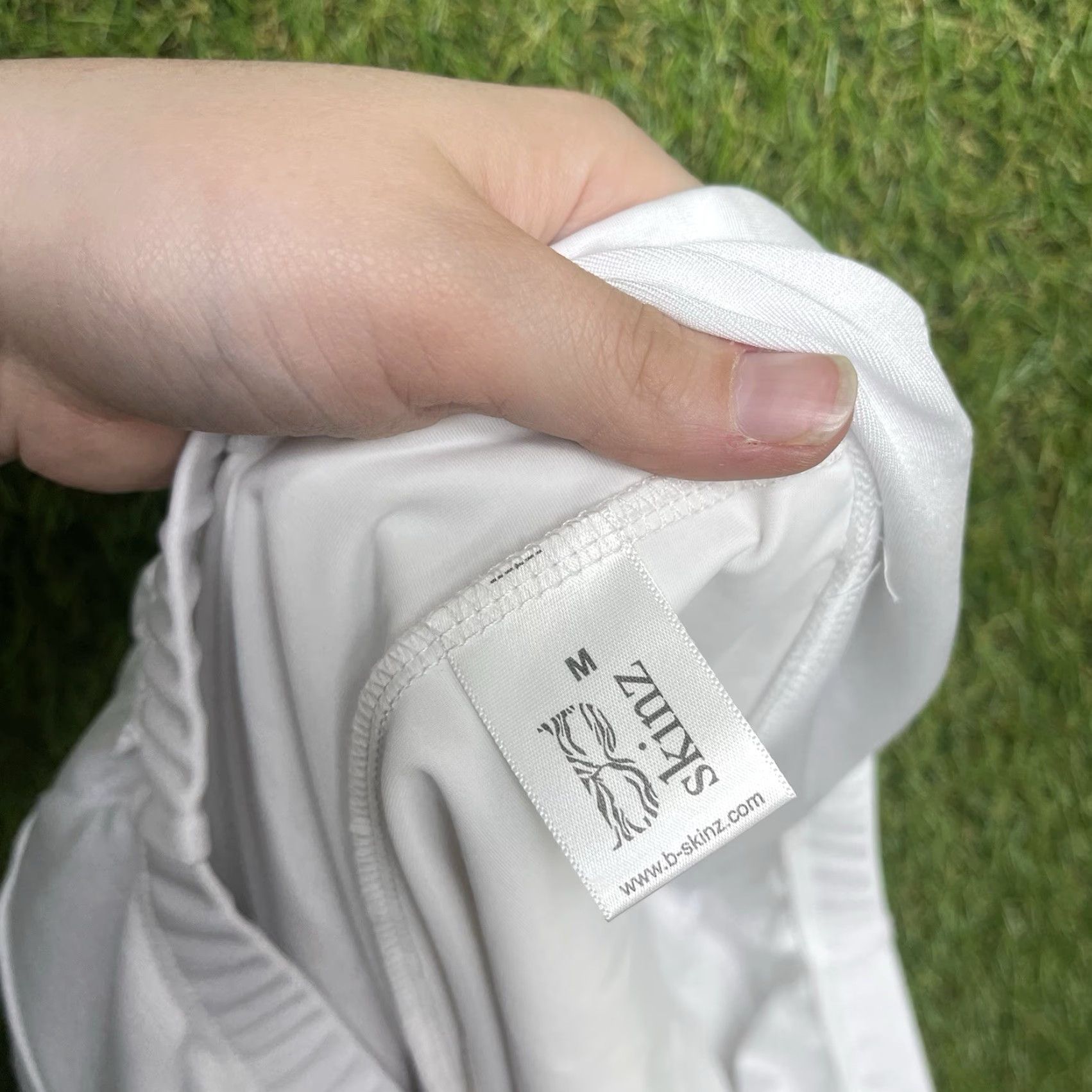Vintage Diamond Skort Womens M White Athletic Skirt Tennis Golf Slkirt Size 32" / US 10 / IT 46 - 7 Thumbnail