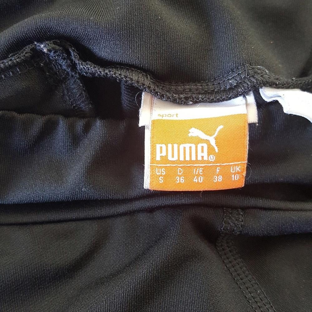 Puma Black Ankle Detailed Fitted Athletic Legging Size 28" / US 6 / IT 42 - 3 Thumbnail