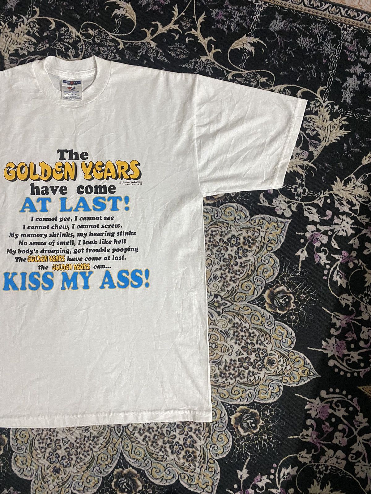 Jerzees × Vintage Vintage 1998 Kiss my ass Golden Years🚀 Size US M / EU 48-50 / 2 - 4 Thumbnail