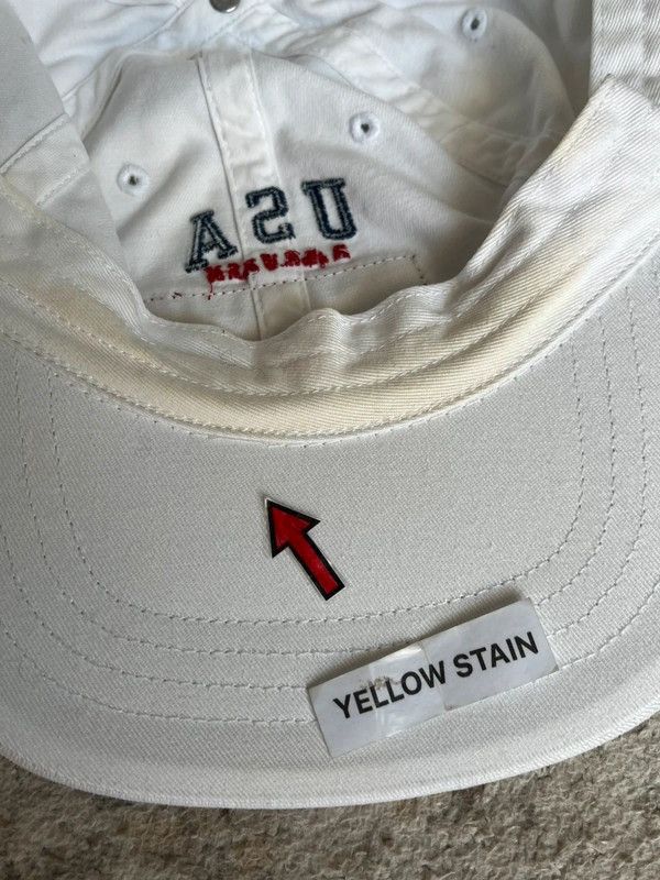 Polo Ralph Lauren Polo Ralph Lauren USA One Size White Rare 2000s Small Pony Size ONE SIZE - 9 Thumbnail