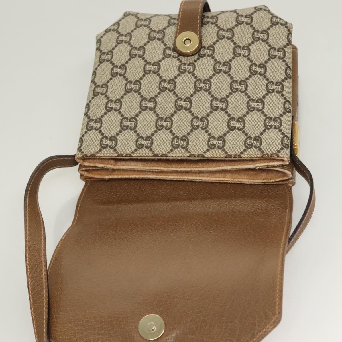 Gucci GUCCI GG Plus Supreme Shoulder Bag Pvc Beige Gold Size ONE SIZE - 15 Thumbnail
