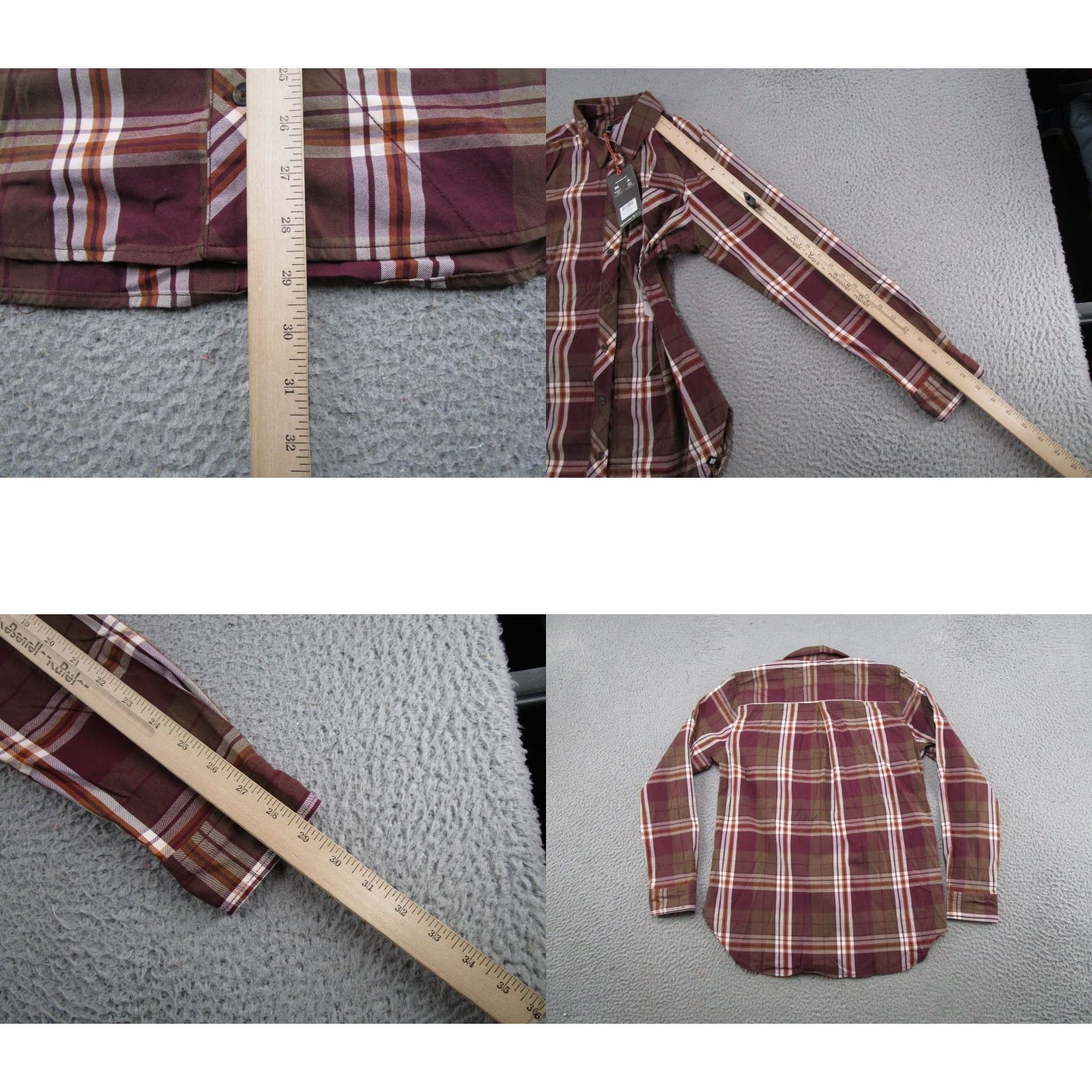 Vintage Alaskan Hardgear Shirt Womens S Bitterroot Plaid Long Sleeve Nylon Outdoor NEW Size S / US 4 / IT 40 - 8 Thumbnail