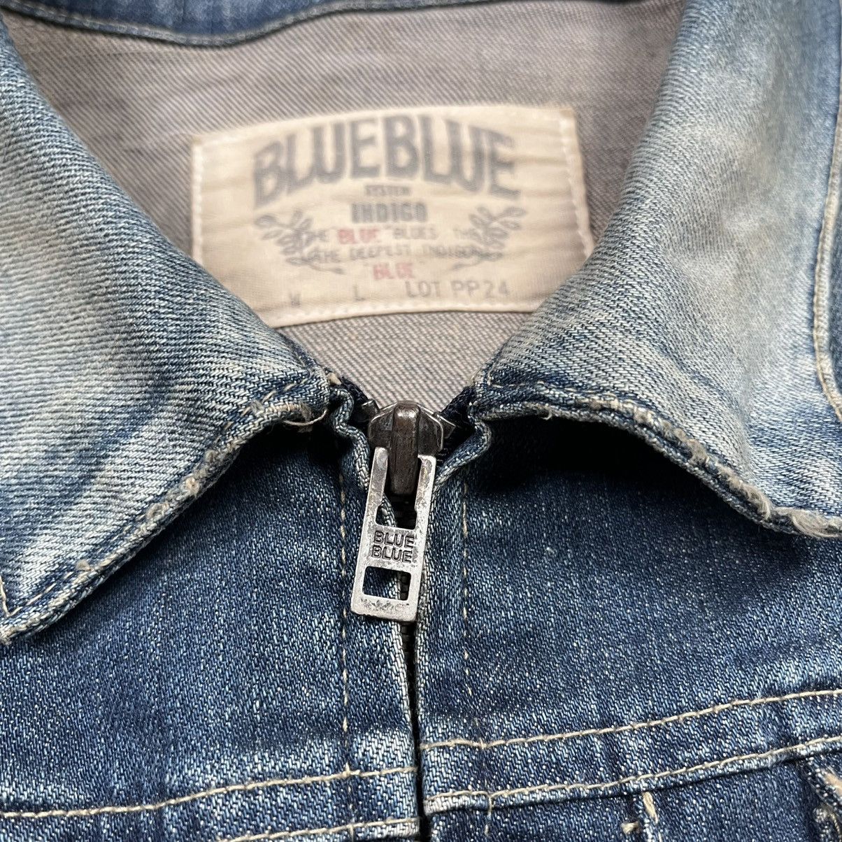 Blue Blue Japan Blue Blue Cropped Denim Jacket Size US XS / EU 42 / 0 - 13 Thumbnail