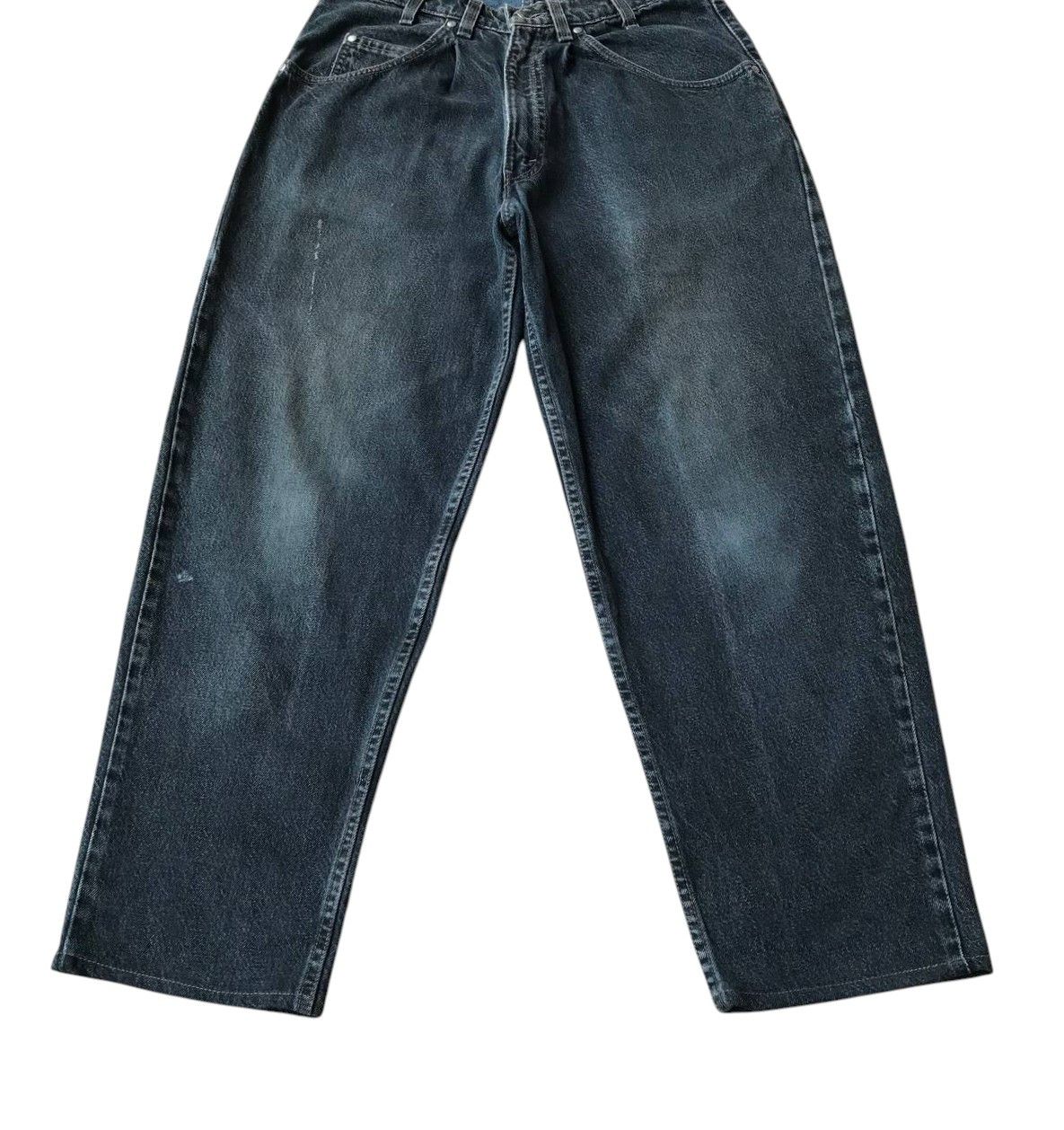 Levi's VINTAGE 1995 LEVIS SILVERTAB BAGGY FIT FADED BLACK Size US 32 / EU 48 - 2 Thumbnail