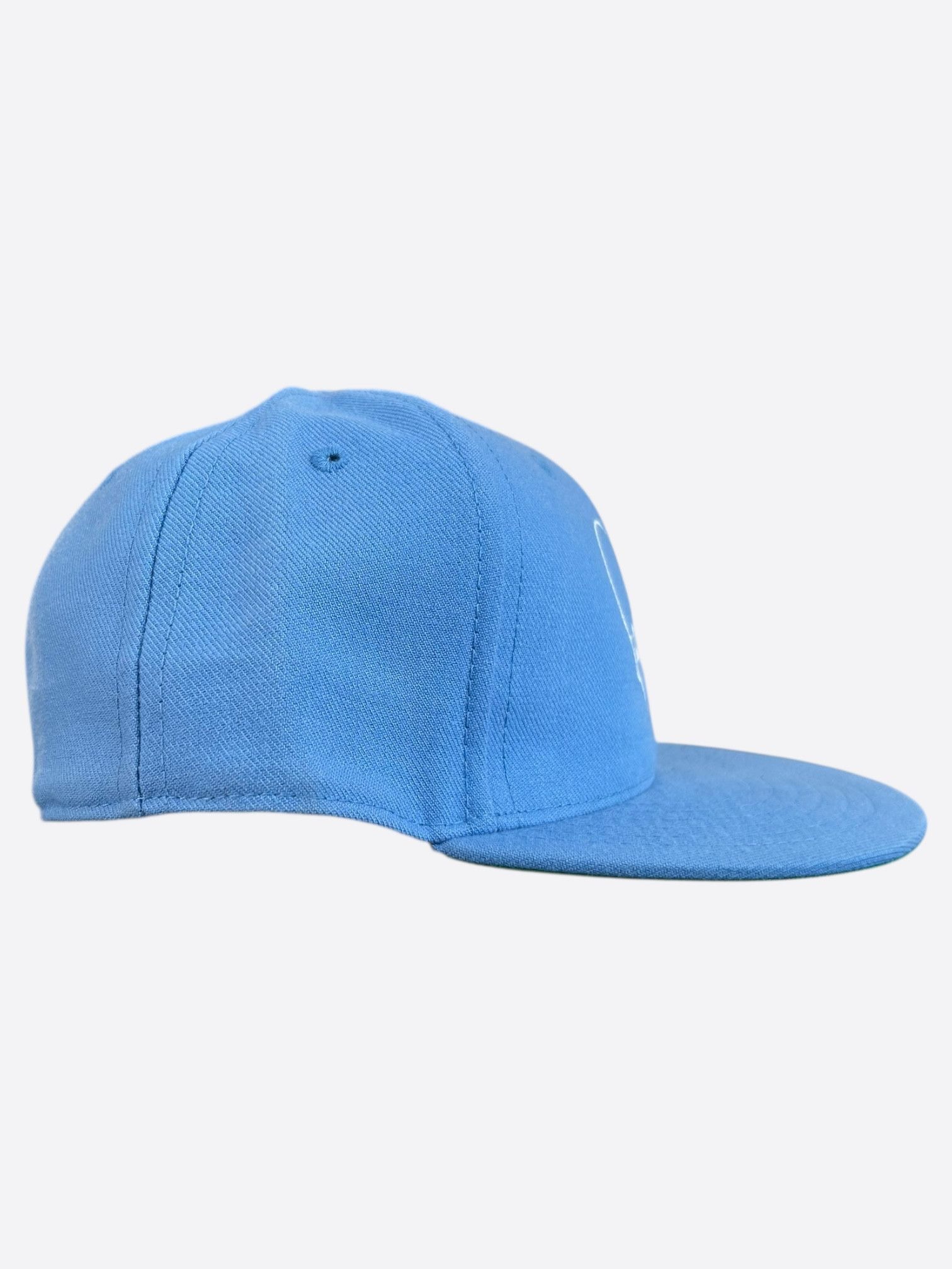 Chrome Hearts Chrome Hearts Blue & White Heart Logo Fitted Hat Size ONE SIZE - 2 Thumbnail