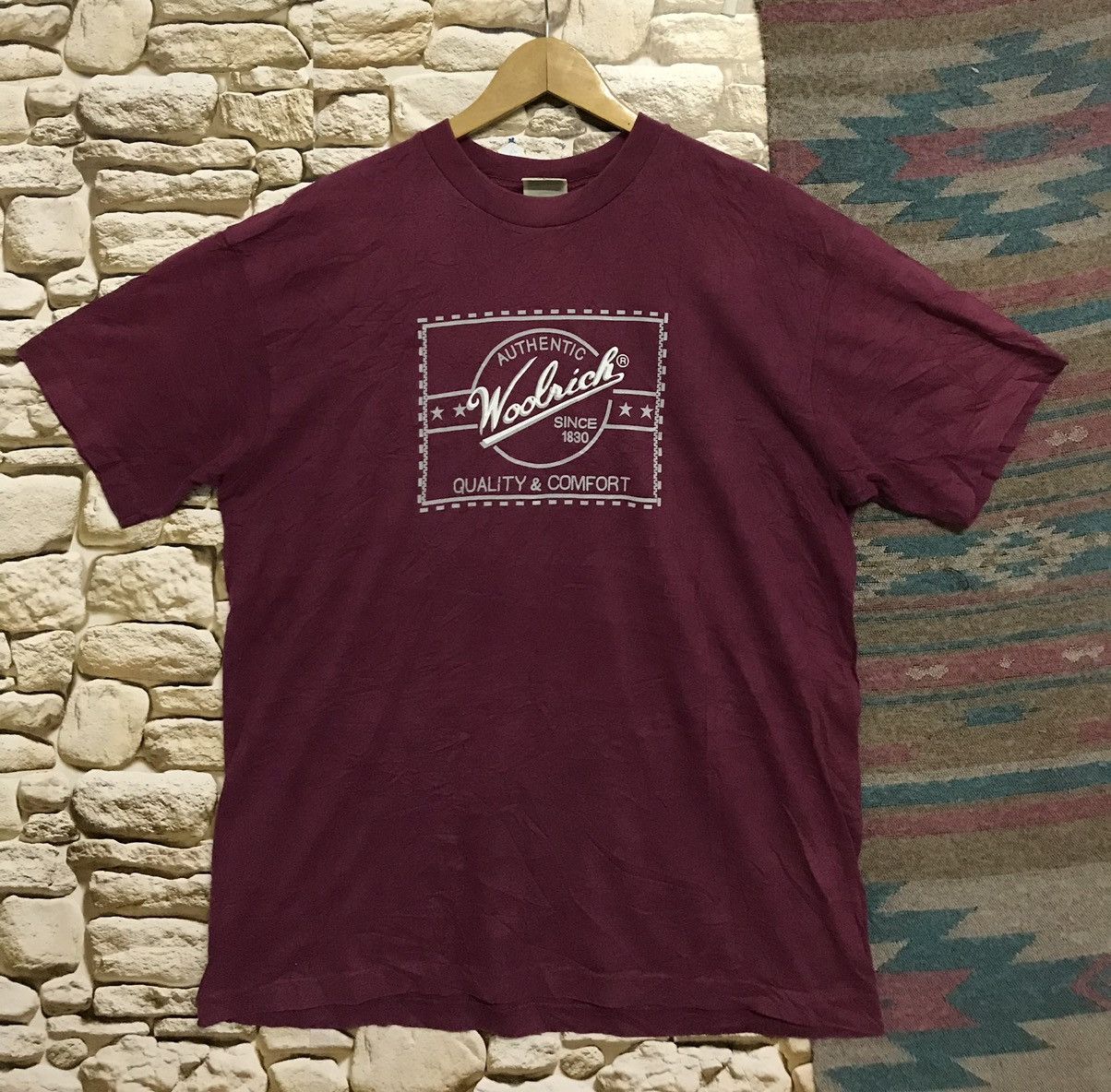 Vintage × Woolrich Woolen Mills Vintage Woolrich Tees Size US L / EU 52-54 / 3 - 1 Thumbnail