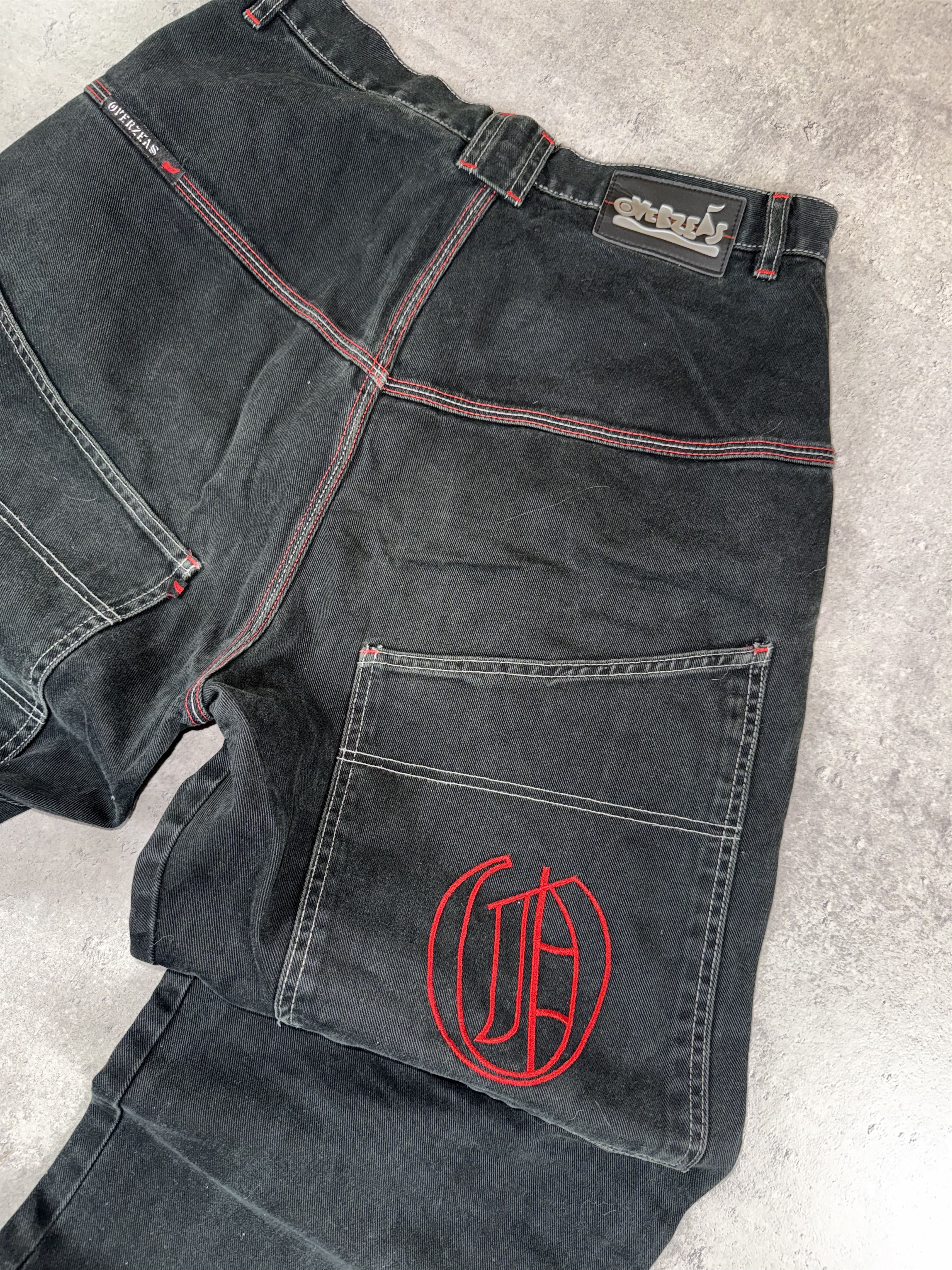 Japanese Brand Vintage swag Mass denim Jnco Baggy pants Size US 32 / EU 48 - 2 Thumbnail