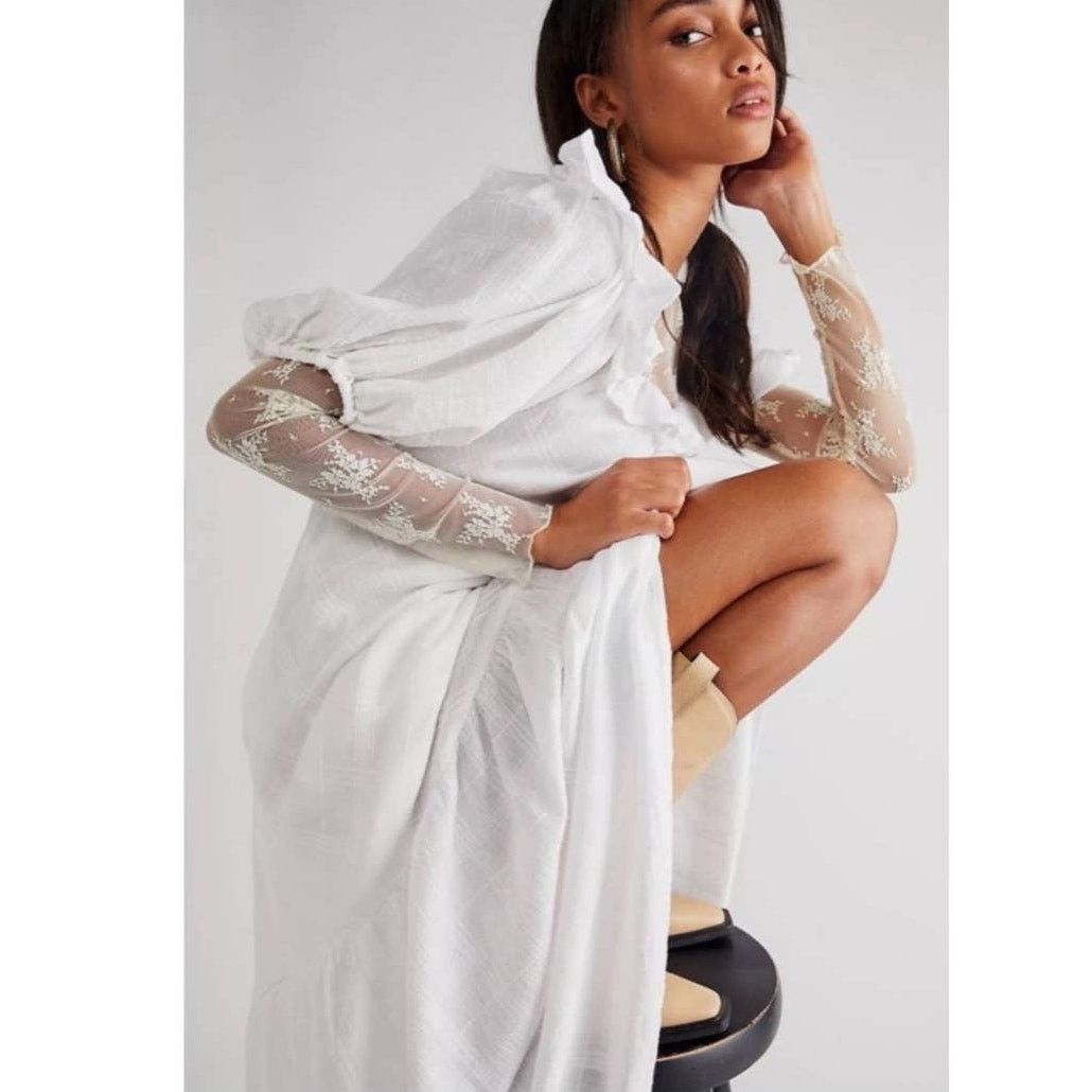 Free People New Free People Kaylyn Midi Dress Free-est $108 MEDIUM Size M / US 6-8 / IT 42-44 - 4 Thumbnail