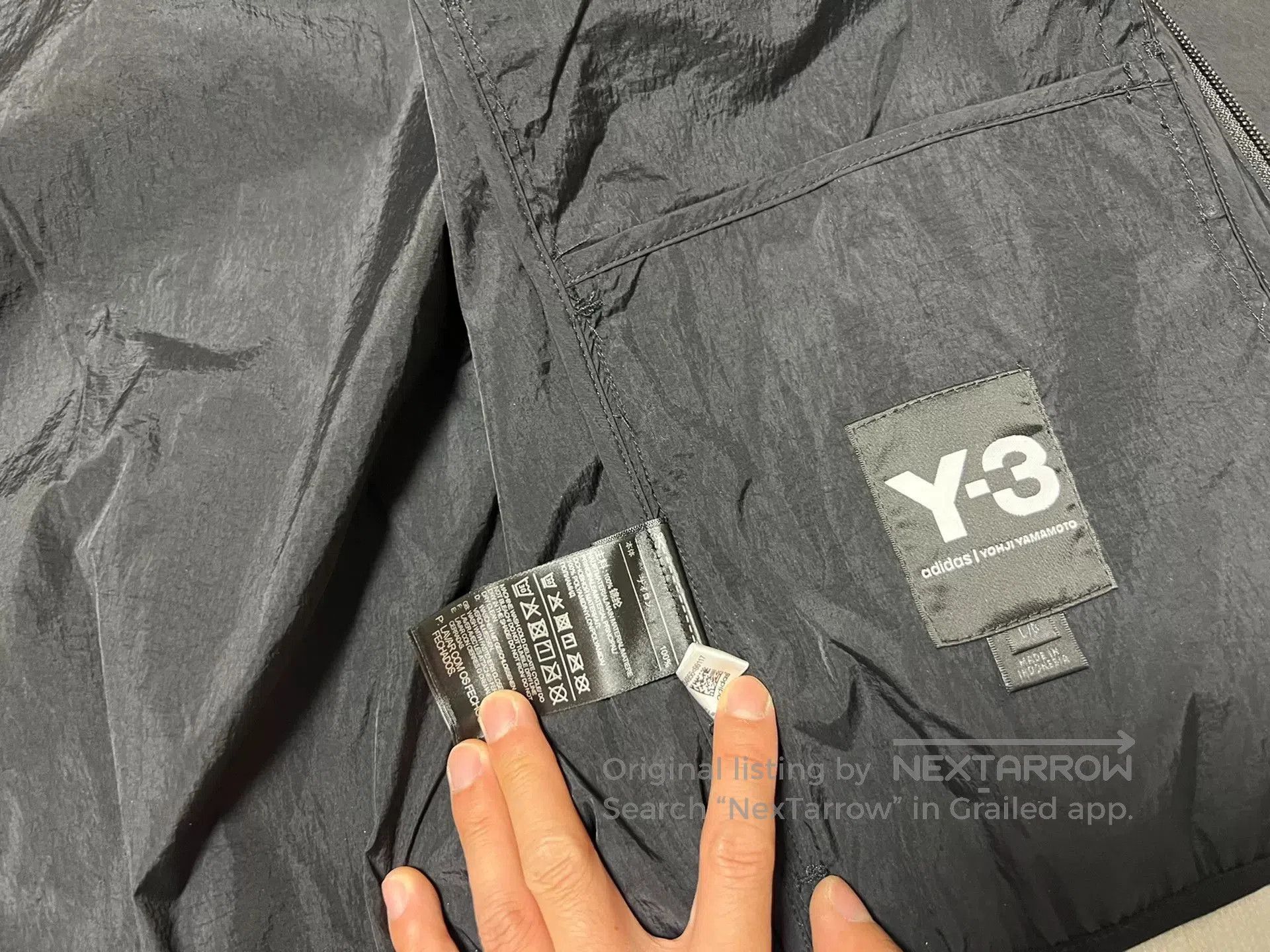 Y-3 Y-3 Men's Casual Windbreaker Coat. Size US L / EU 52-54 / 3 - 6 Thumbnail