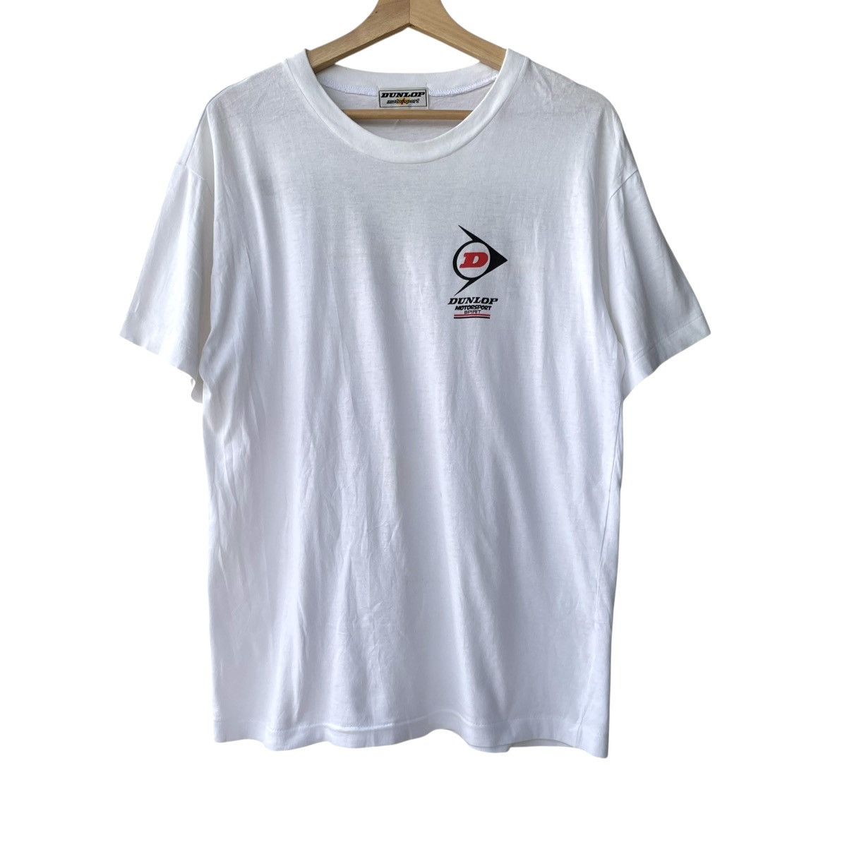 Vintage Dunlop Motorsports Racing Japan Vintage 1980s Logo Tee Size US L / EU 52-54 / 3 - 2 Thumbnail