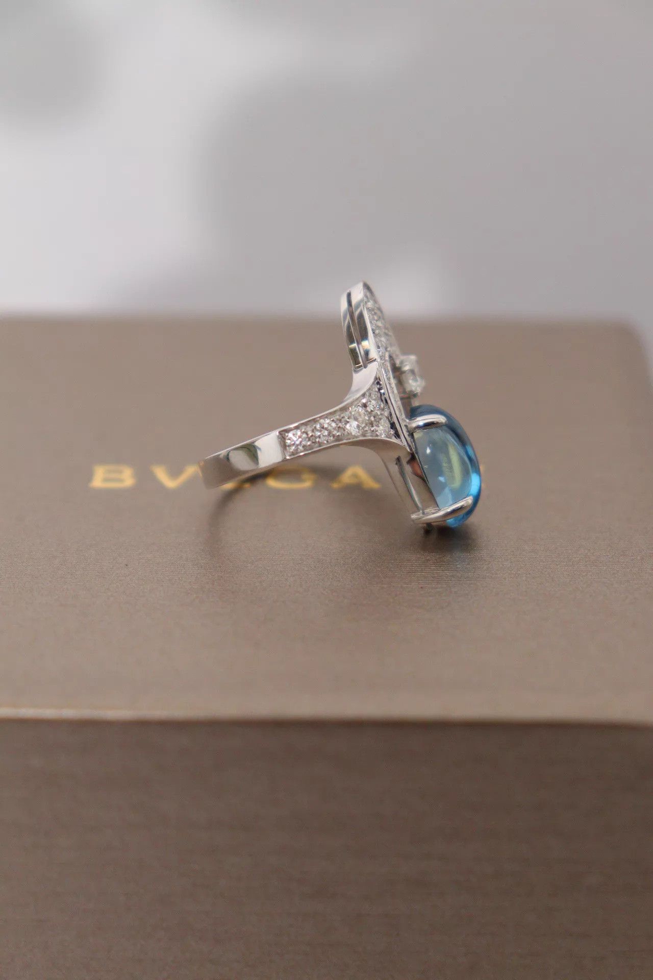 Bvlgari Bvlgari Color Gemstone Topaz Ring with Box Size ONE SIZE - 5 Thumbnail