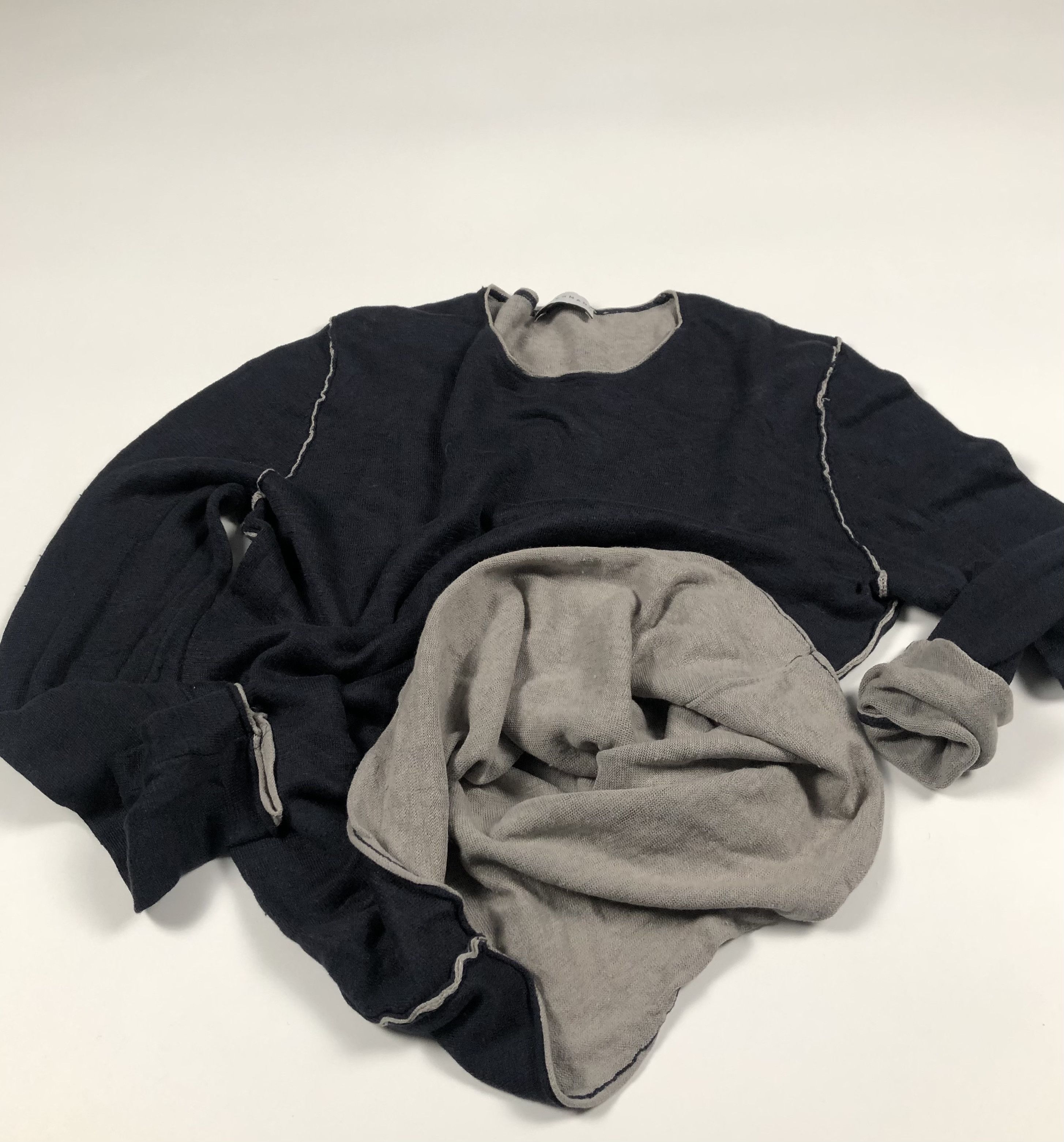 Other KIEFERMANN Double Layer Avant-Garde Sweater Size US L / EU 52-54 / 3 - 11 Thumbnail