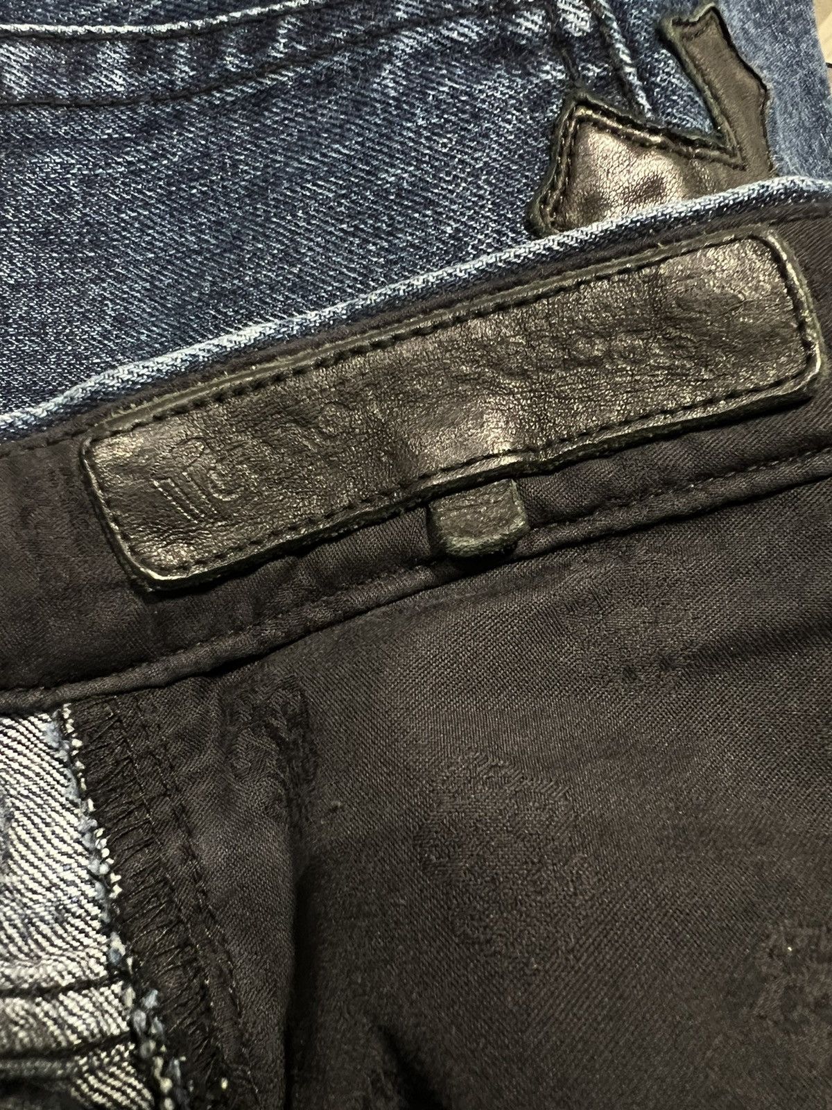 Chrome Hearts Fleur Knee Black Cross Patch Denim Jeans Size US 36 / EU 52 - 11 Thumbnail
