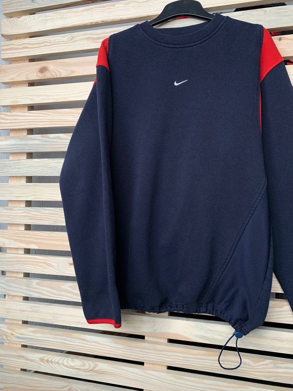 Nike × Vintage 00s Vintage Nike Center Swoosh Logo Oversized Sweatshirt Size US XL / EU 56 / 4 - 6 Thumbnail