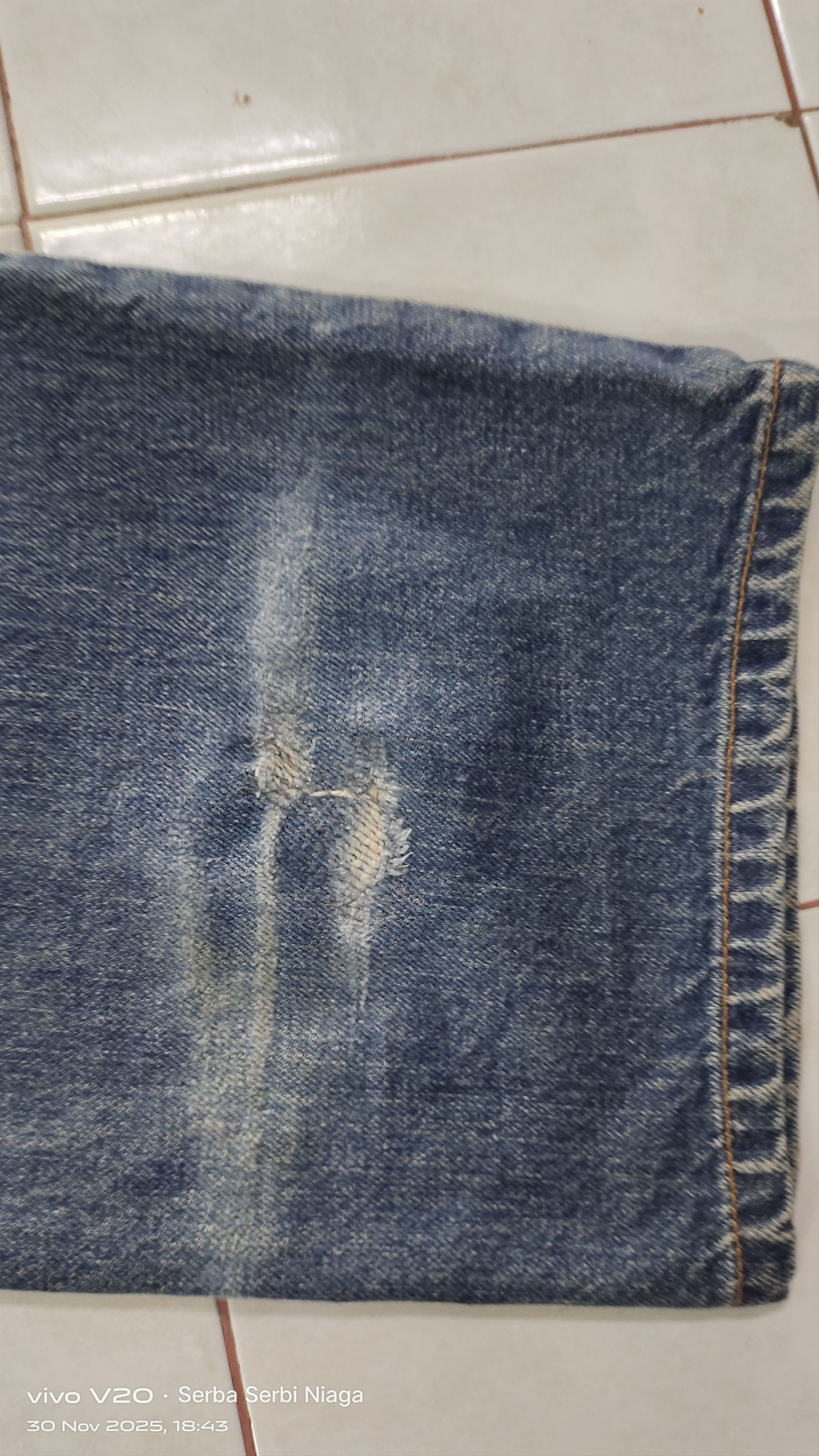Other Vintage Iconic American Singer Elvis Presley Fade Wash Jeans Size US 32 / EU 48 - 12 Thumbnail