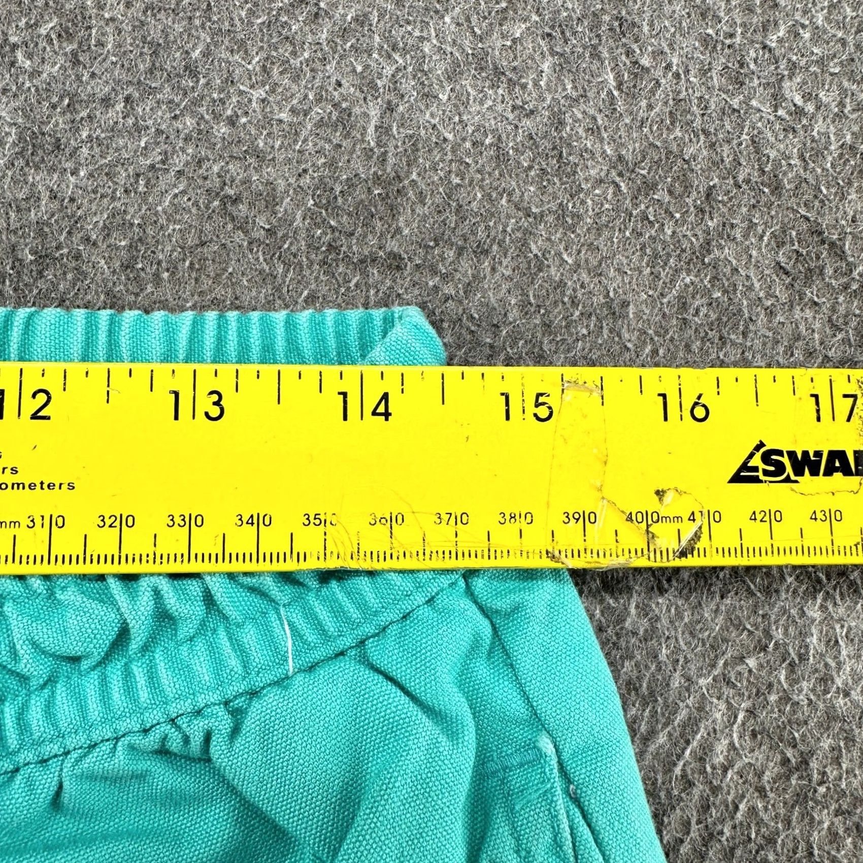 Vintage VINTAGE Surf Zone Shorts Mens XL Blue Teal Elastic Waist Canvas Cotton Neon 90s Size US 36 / EU 52 - 6 Thumbnail
