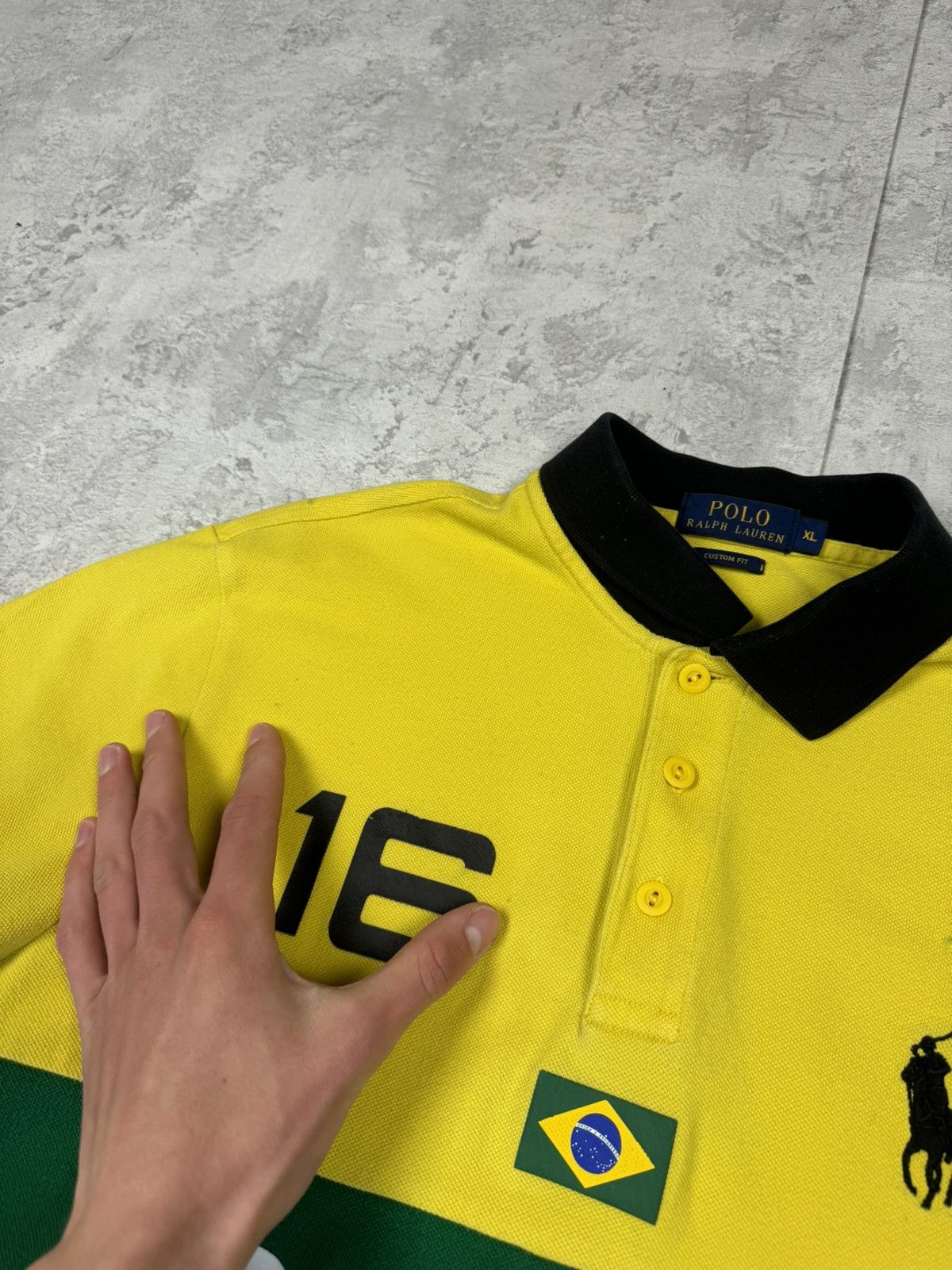 Polo Ralph Lauren Polo Ralph Lauren Brasil Polo Big Pony 16 Brazil Flag SizeXL Size US XL / EU 56 / 4 - 12 Thumbnail