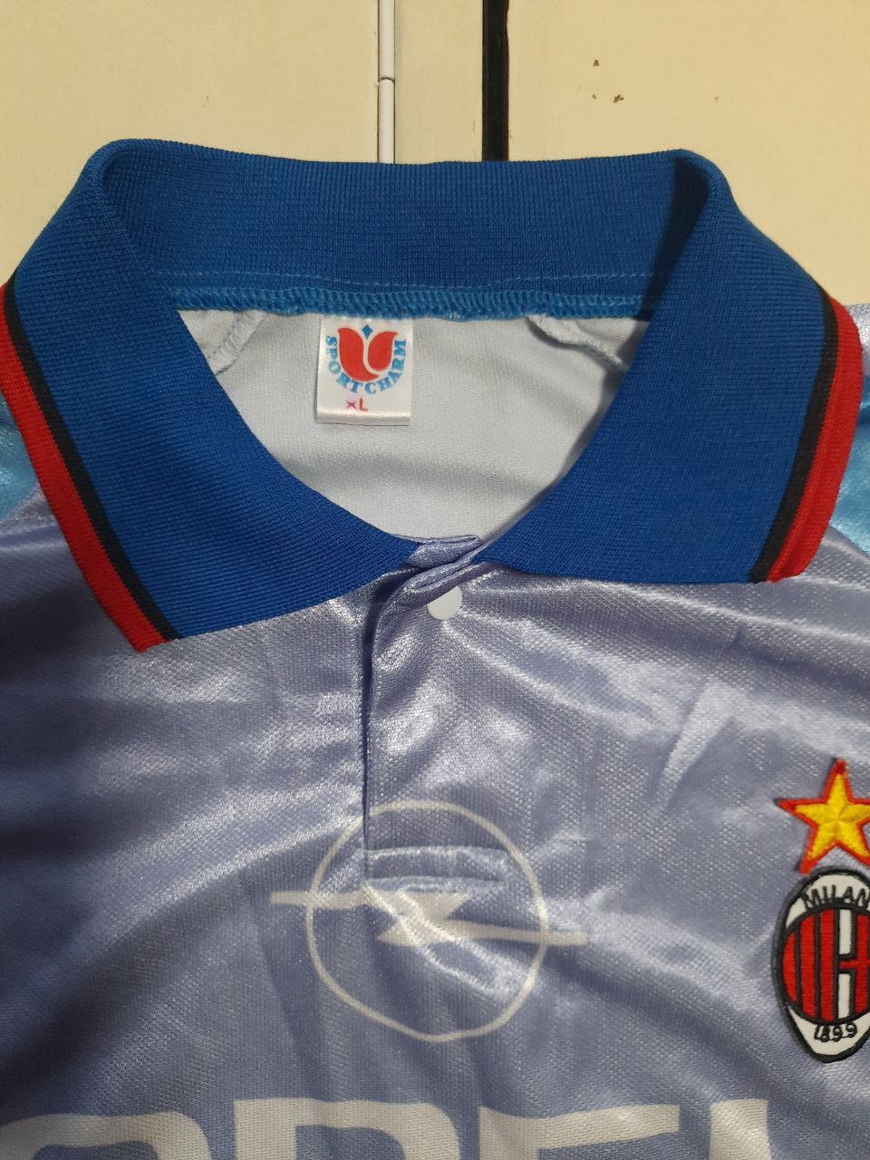 Vintage Milan AC Fan Jersey 1995-1996 Vintage Size US XL / EU 56 / 4 - 7 Thumbnail