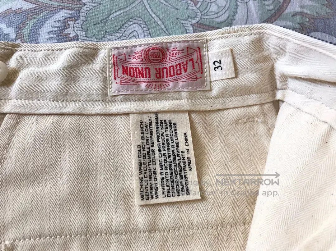 Vintage Labour Union Herringbone Wide. Size US 32 / EU 48 - 8 Thumbnail