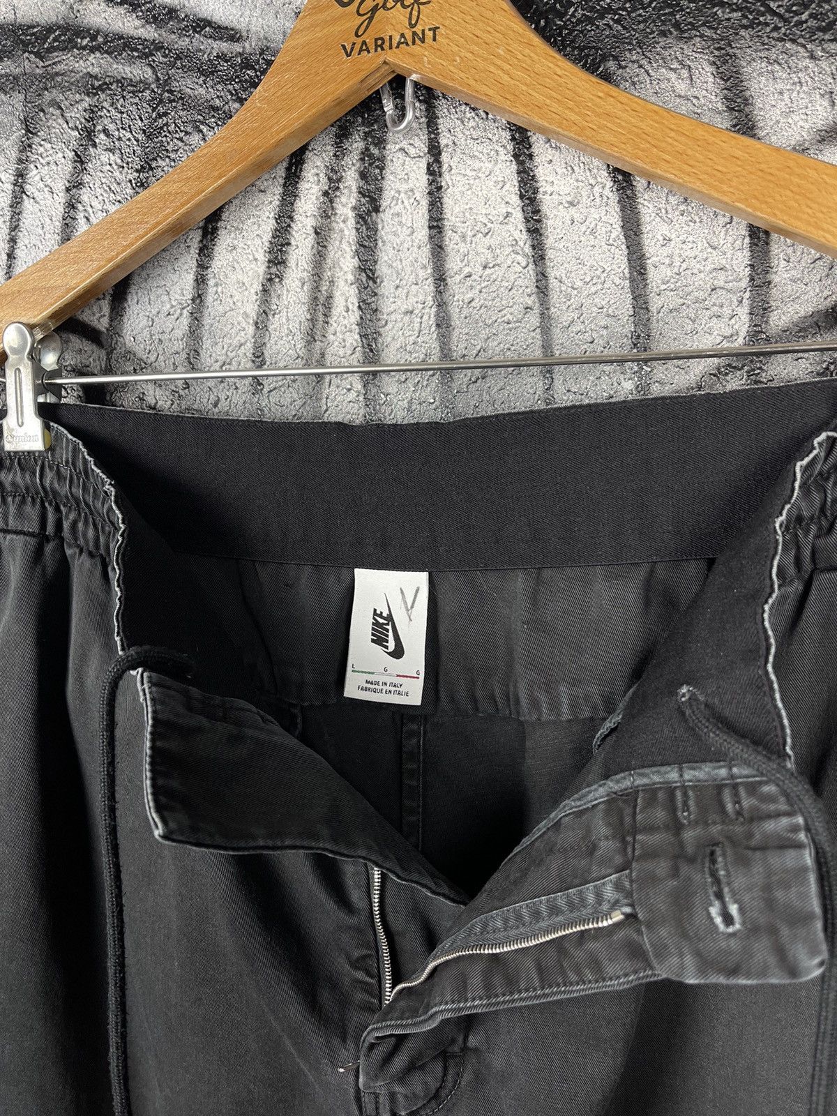 Nike Nike Lab Woven Faded Black Italian Jogger Pants Men’s Size L Size US 36 / EU 52 - 7 Thumbnail