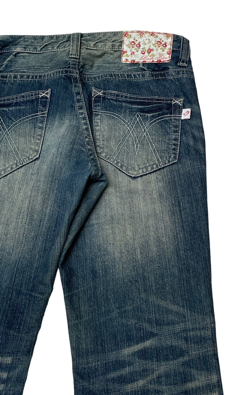 Japanese Brand × Vintage Vintage Japanese Brand Rush Hour Ripped Jeans 2000s Size US 31 - 8 Thumbnail