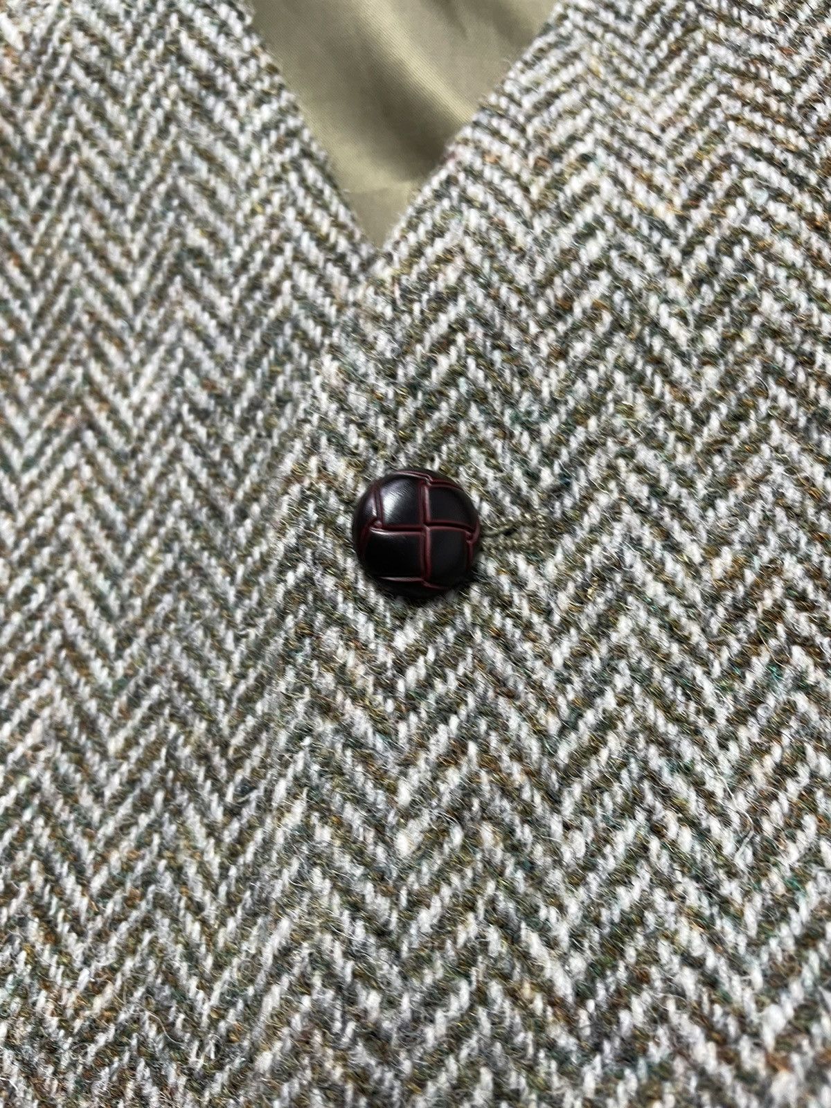 Harris Tweed Harris Tweed M Button Up Wool Vest Sleeveless Jacket Size US M / EU 48-50 / 2 - 2 Thumbnail
