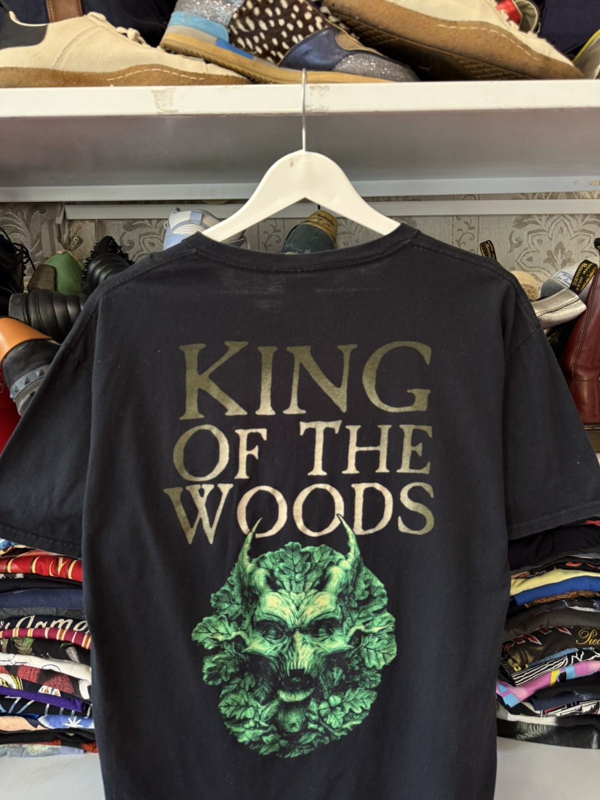 Band Tees Vintage Cradle Of Filth T Shirt King Of The Woods Rare Y2K Size US L / EU 52-54 / 3 - 8 Thumbnail